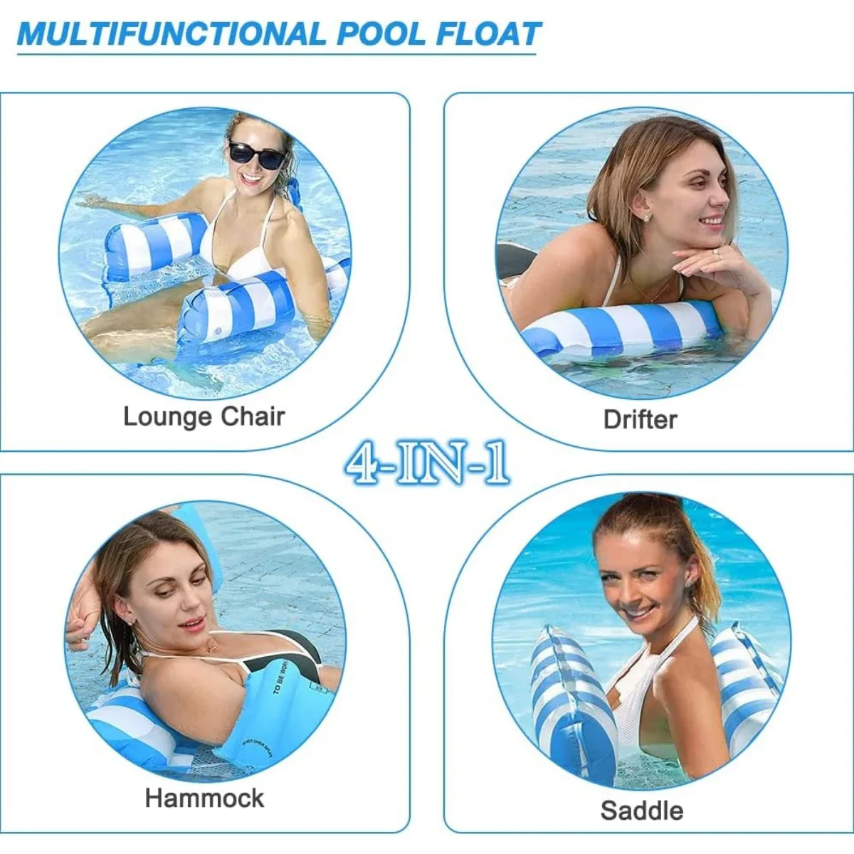 2-Pack Foldable Pool Float - Image 6