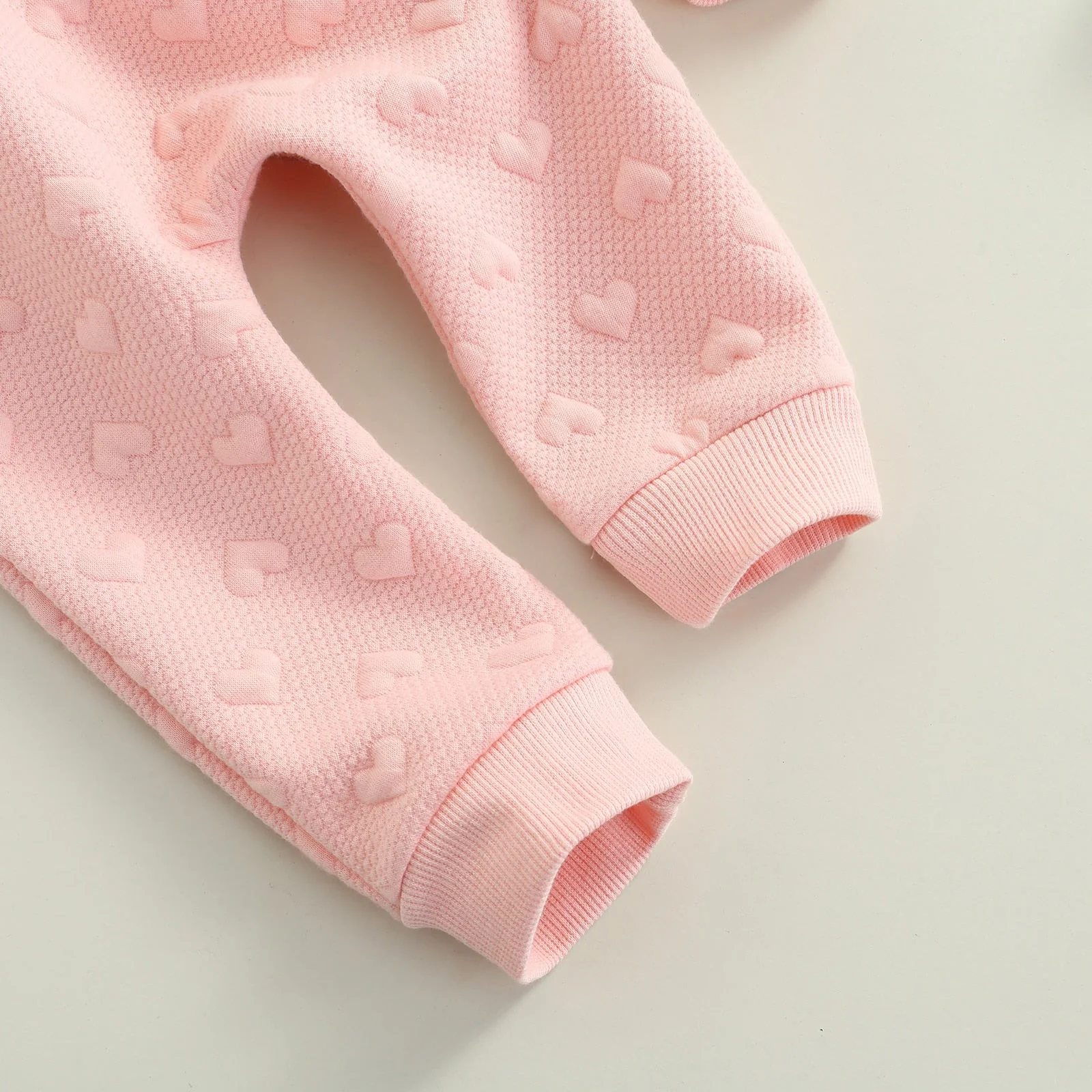 2 Piece Adorable Flutter Sleeve Newborn Infant Baby Girl Autumn Long Sleeve And Pant Set - Image 3