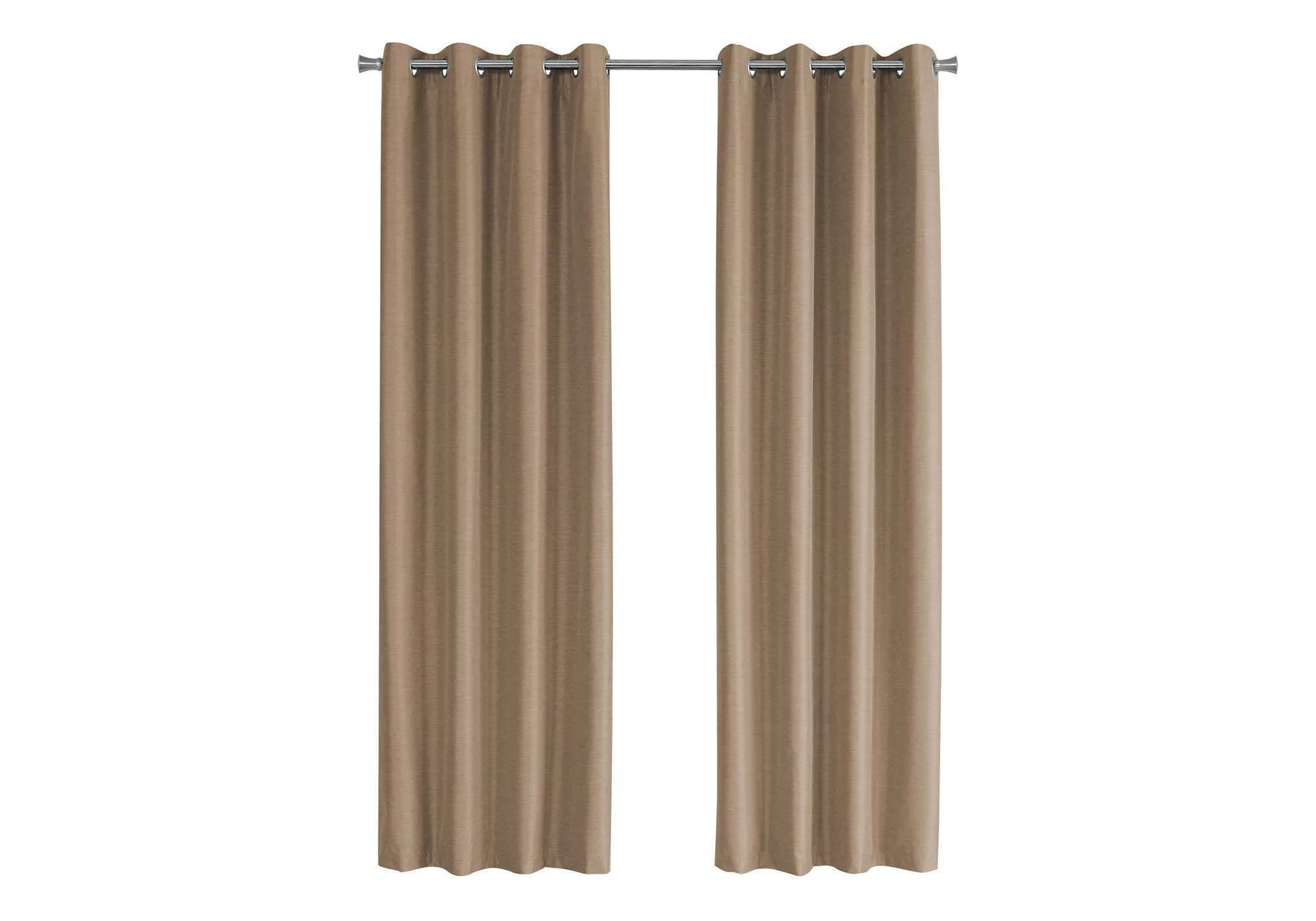 2 Pieces Set, Curtain Panel, Room Darkening, Grommet, Contemporary & Modern by Couch - Image 11