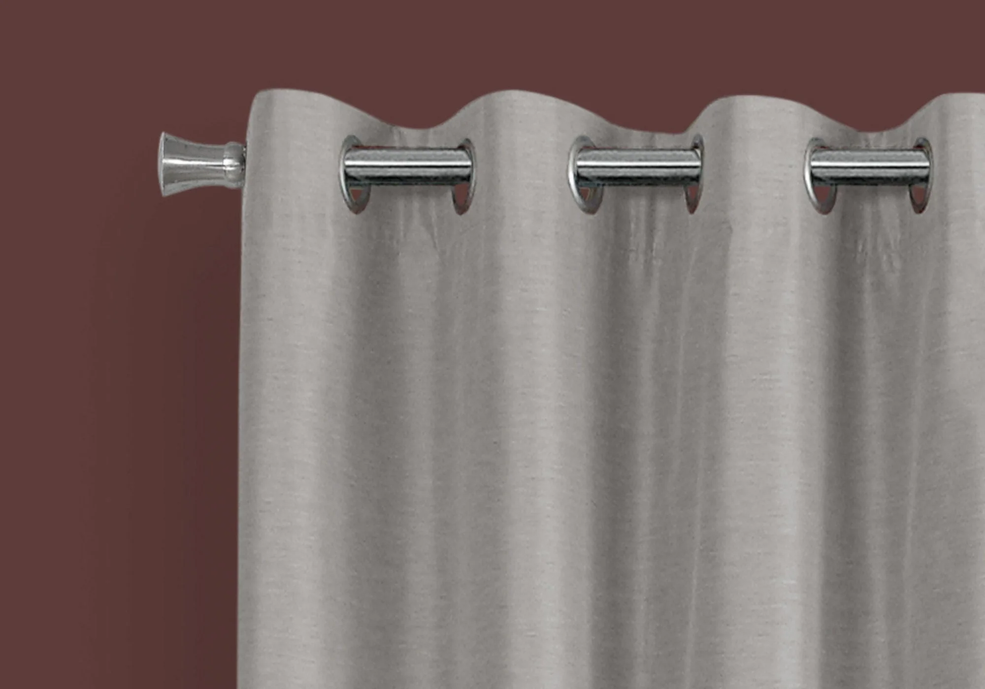 2 Pieces Set, Curtain Panel, Room Darkening, Grommet, Contemporary & Modern by Couch - Image 13