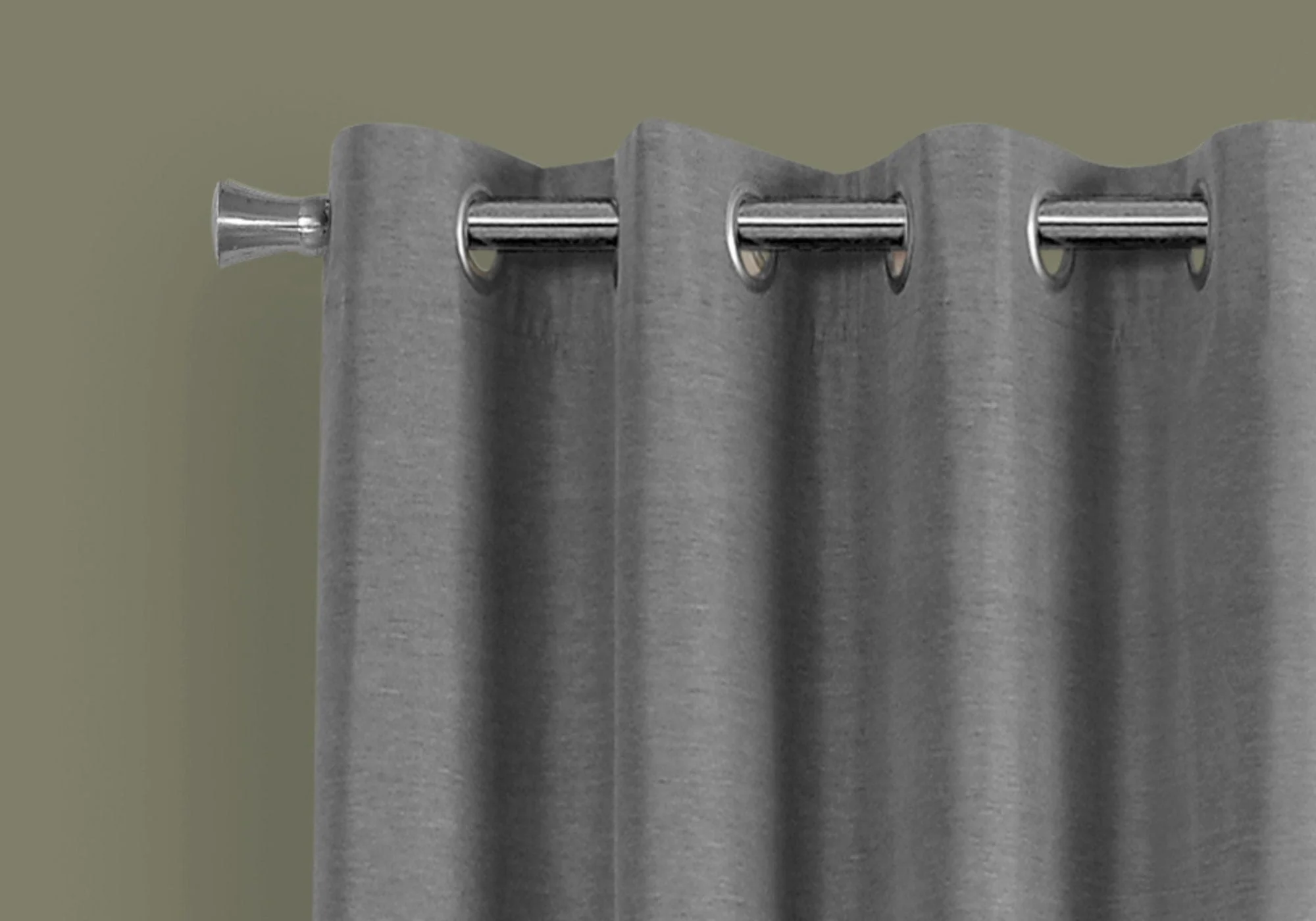 2 Pieces Set, Curtain Panel, Room Darkening, Grommet, Contemporary & Modern by Couch - Image 35