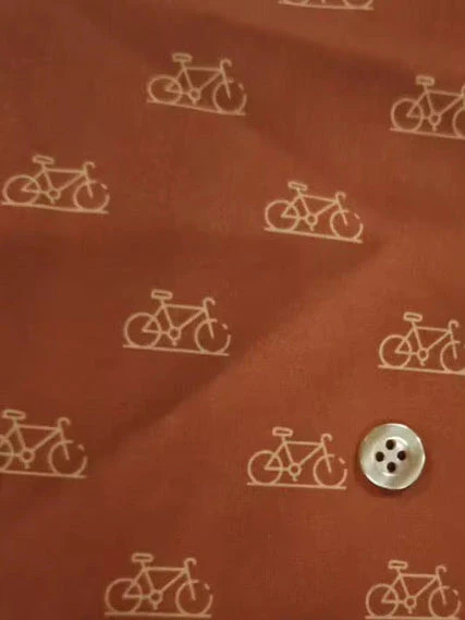 2026 Fishing Shirt Button Up- Orange Bike - Image 2