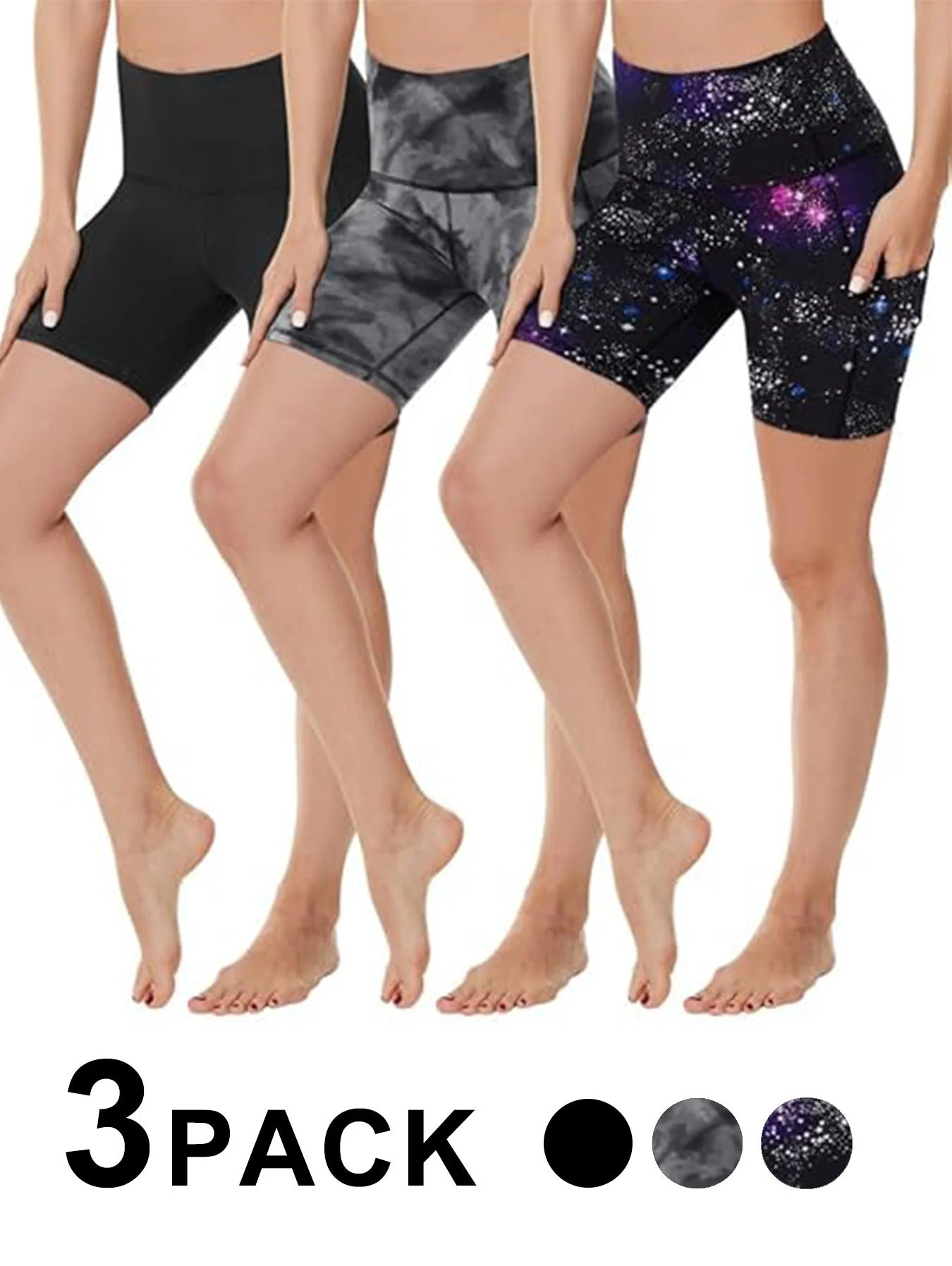 3-Pack High Waist Yoga Pants - Image 2