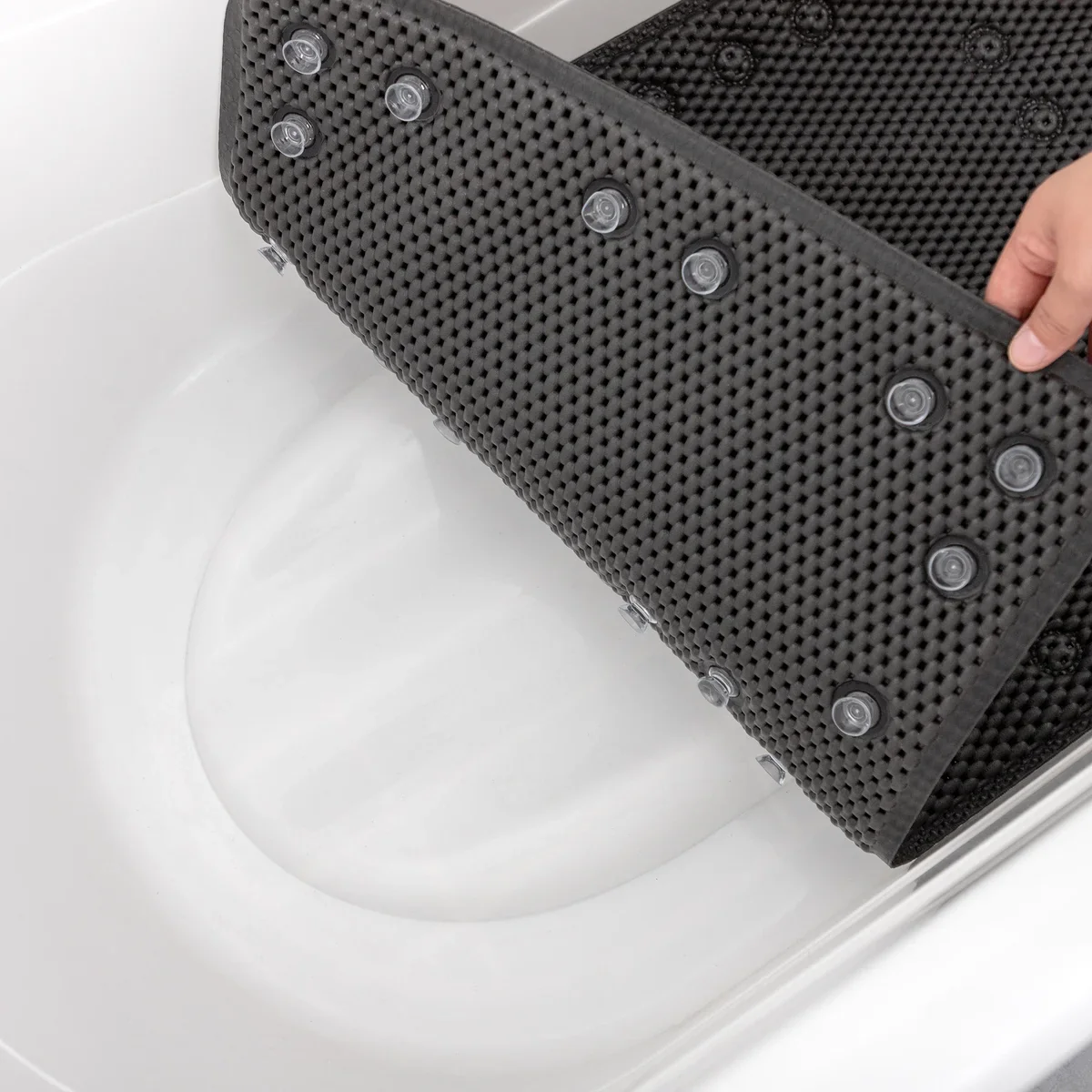 36 in. x 17 in. Non Skid Double Foam Bath Mat With 58 Suction Cups - 3 Colors - Image 10