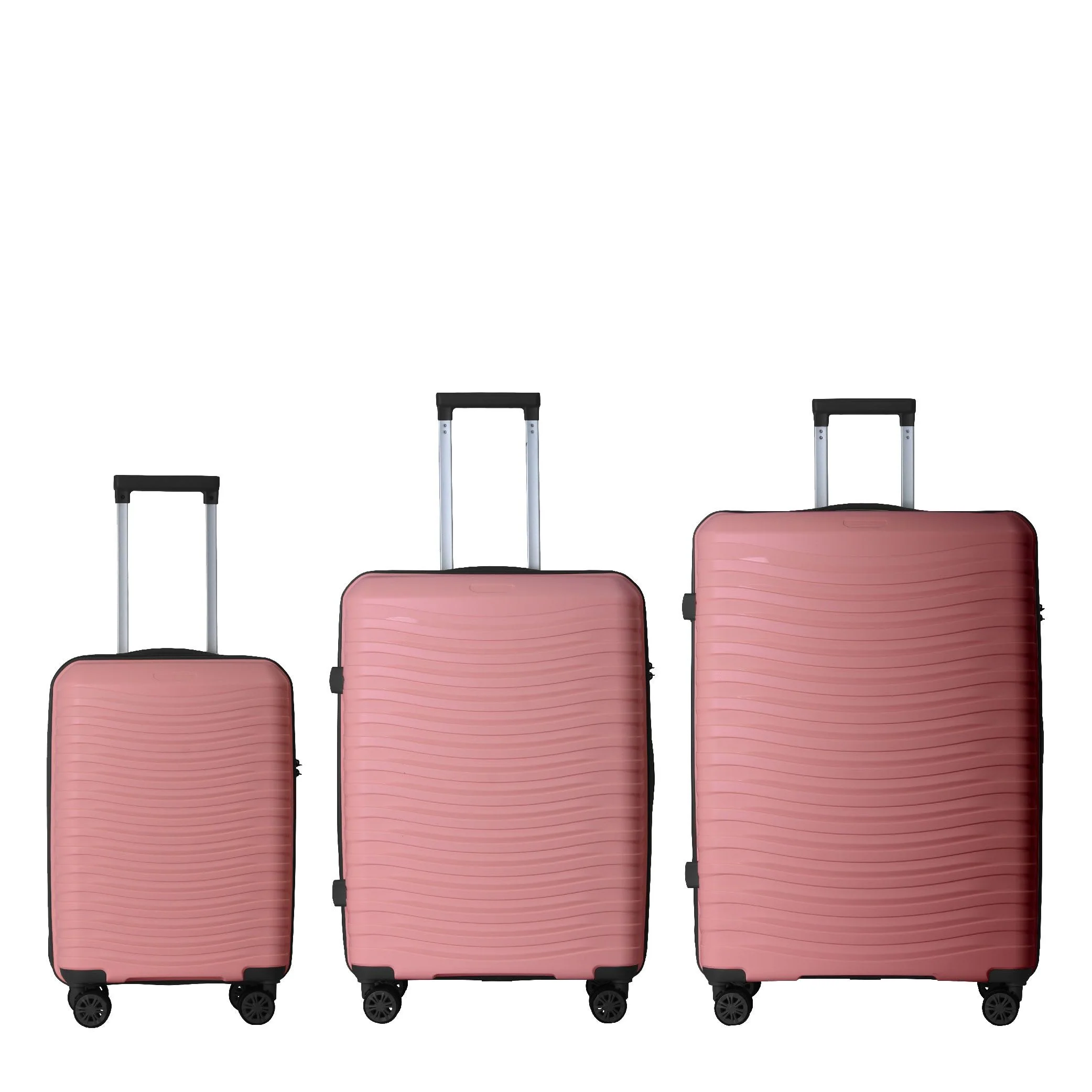 4 Supply 3-Piece Luggage Sets (20", 24", 28"), Suitcase With Wheels, Hardside Suitcase With Four Spinner Wheels And Scratch-Resistant Surface - Image 6