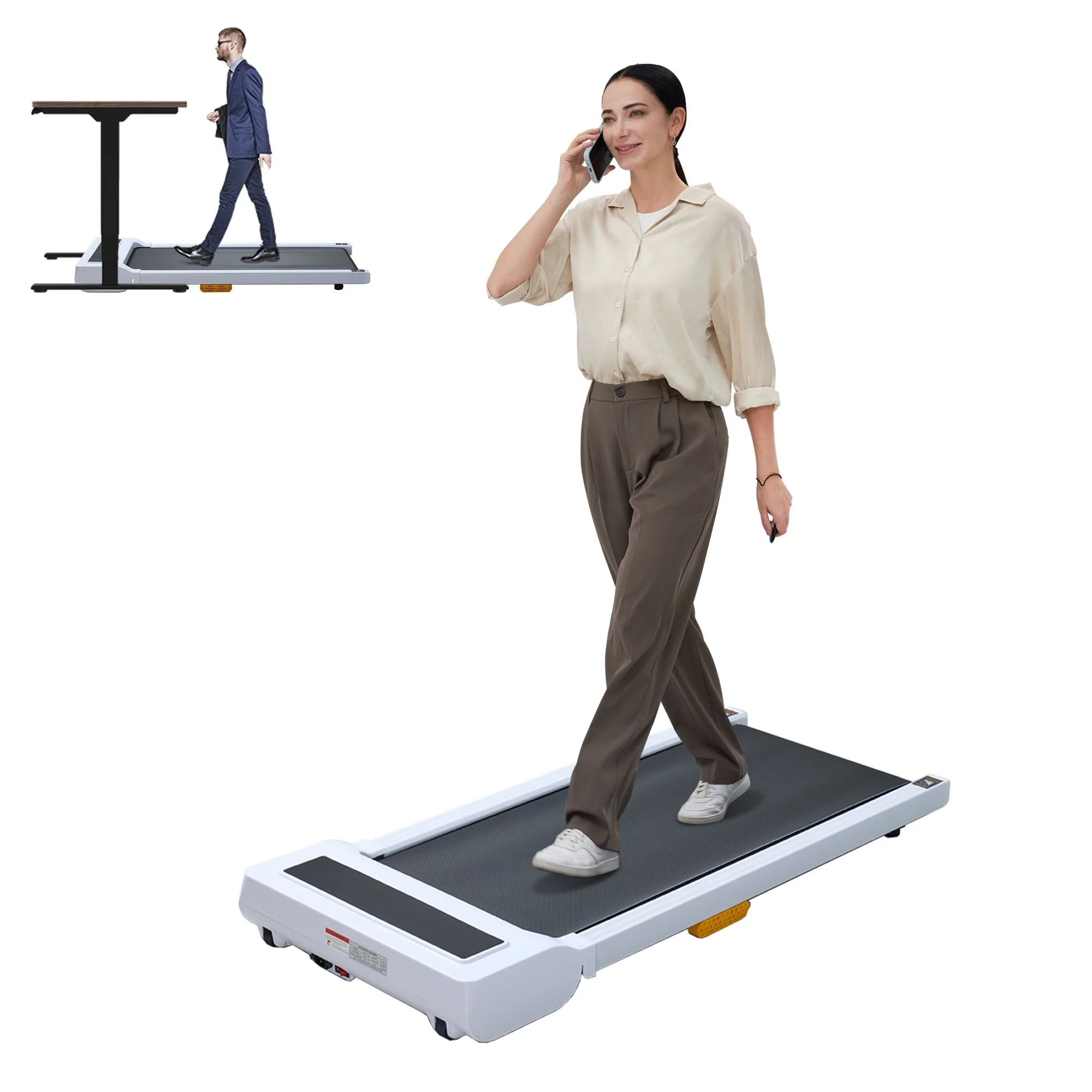 4 Supply High-Efficiency Brushless Motor Treadmill With Led Display And Countdown Modes, Compact Design, Supports 275Lbs Capacity, Ideal For Home Fitness - Image 2