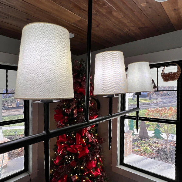 5 Light Linear Modern Chandelier - Image 4