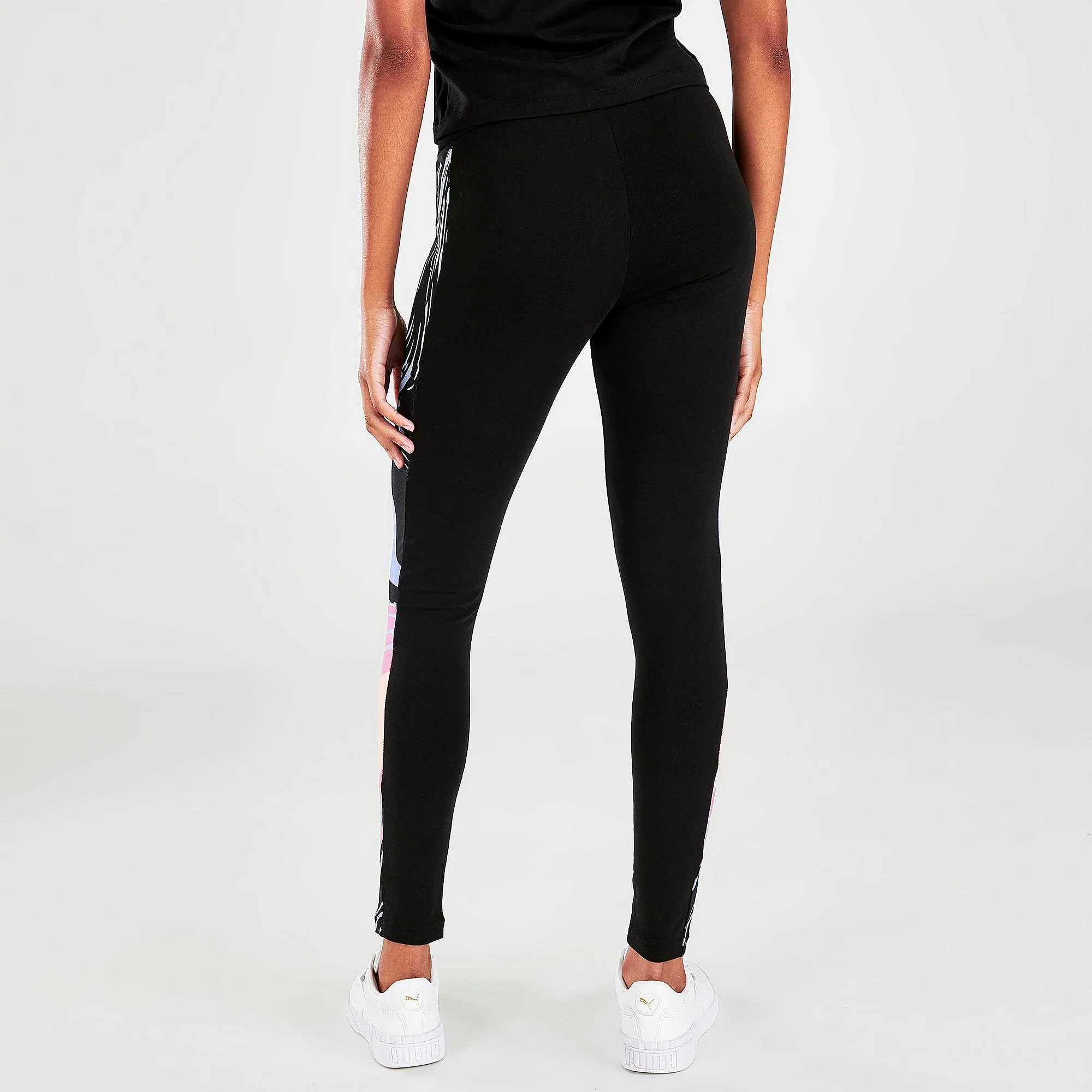 Puma Women's Marbled T7 Leggings Pants - Image 3
