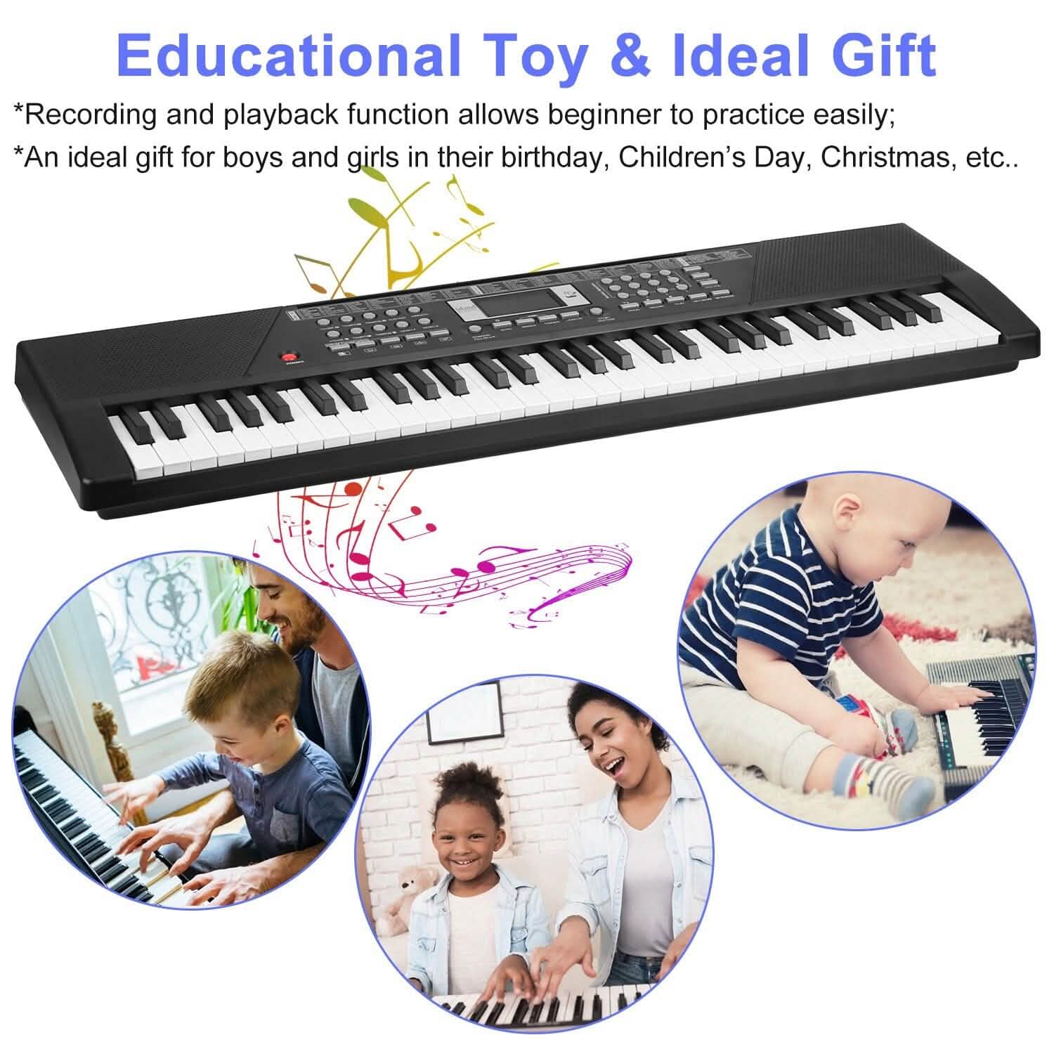 61 Keys Digital Music Keyboard Electronic Piano - Image 9