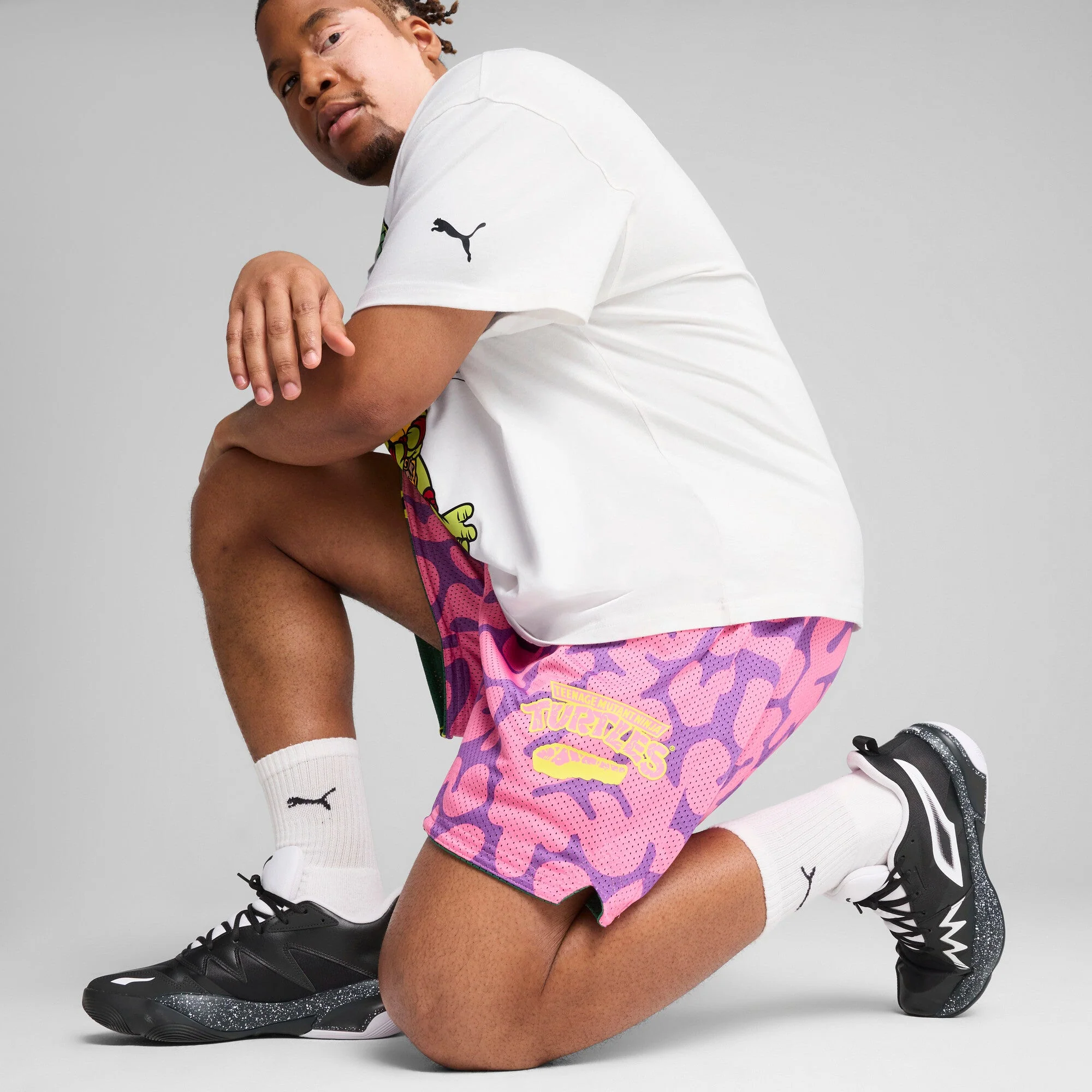 Puma Men's Hoops X Tmnt Short Shorts - Image 4