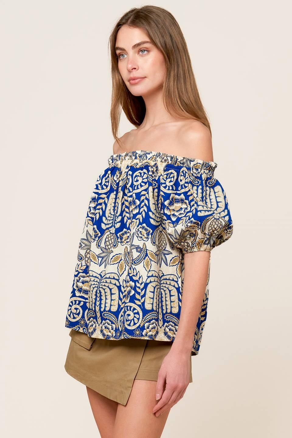 A Day at the Market Woven Top - Image 5
