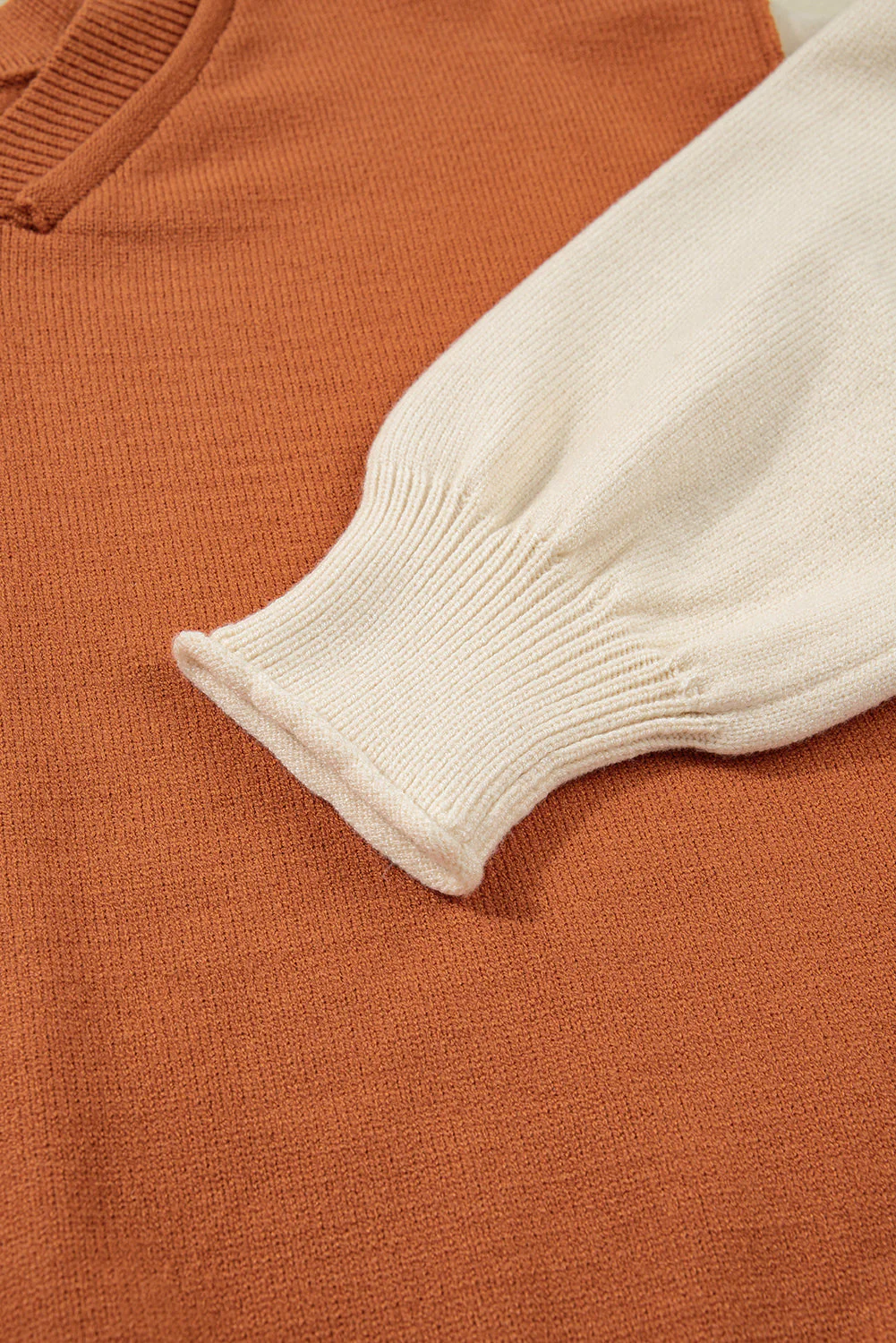 Threaded Pear Abigail Edge Bubble Sleeve Sweater - Image 12