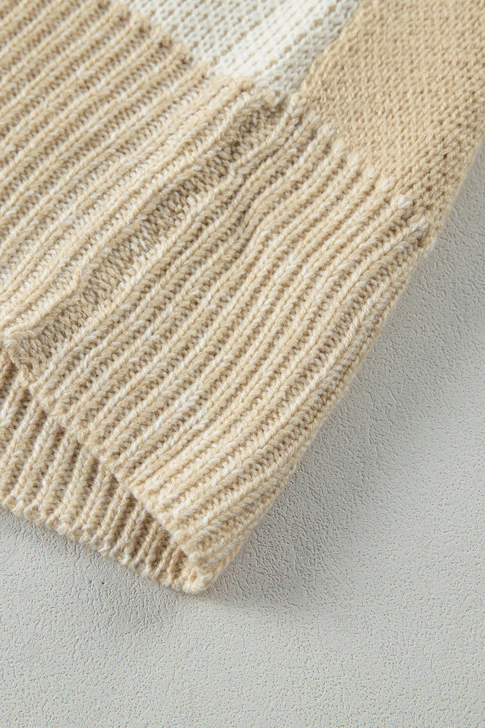 Threaded Pear Abigail Print Drop Shoulder Sweater - Image 10