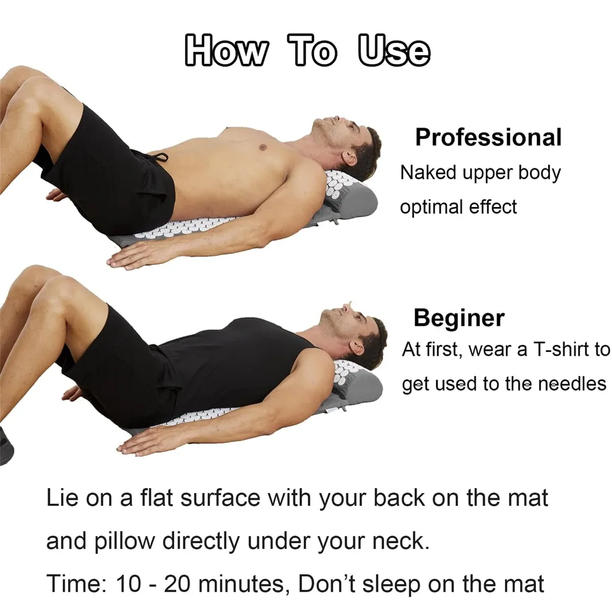 Acupressure Mat & Pillow Set with Storage Bag - Image 16