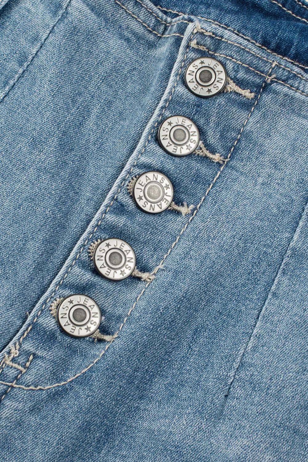 Threaded Pear Addilyn Straight Loose Leg Jeans - Image 4
