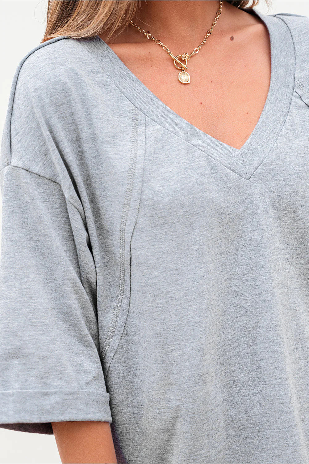 Threaded Pear Adelaide Sleeve Oversized T Shirt - Image 4