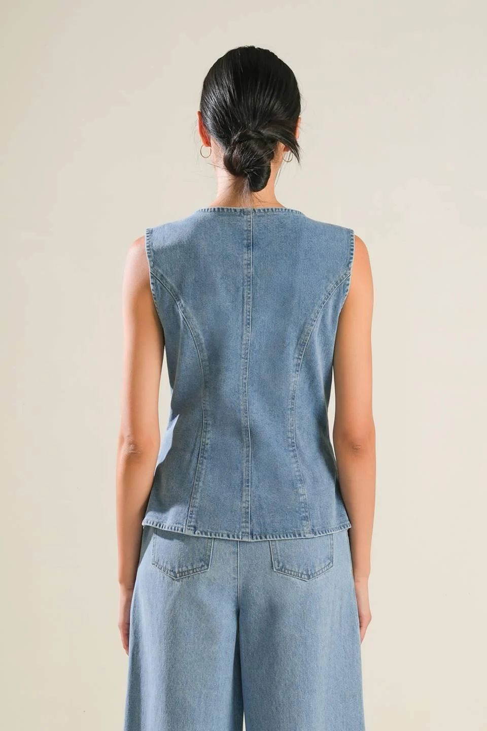 Adventure Awaits Denim Vest - Image 2