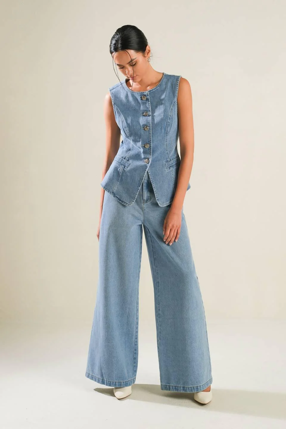 Adventure Awaits Denim Vest - Image 7
