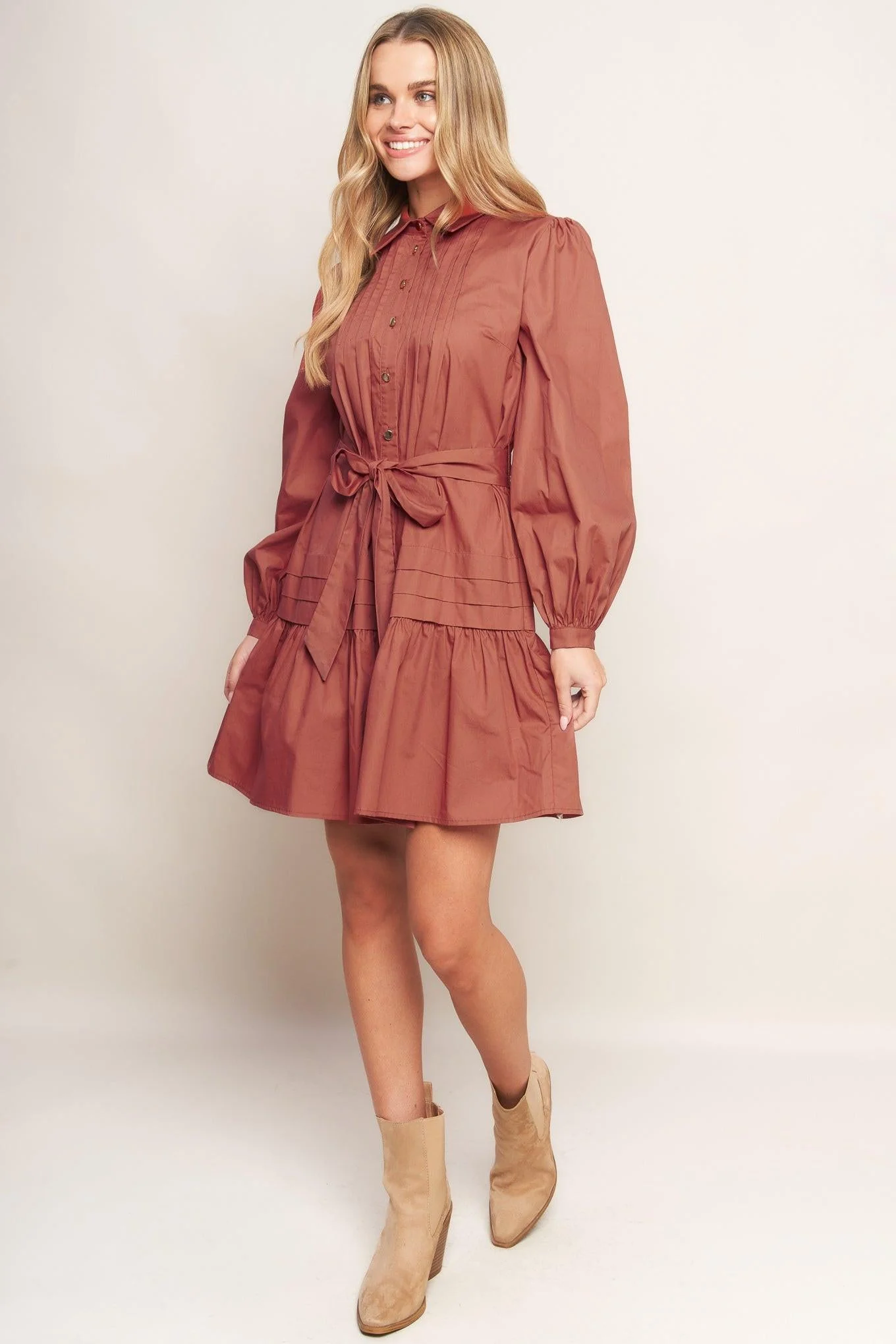 Aesthetic Pose Woven Mini Dress - Image 15