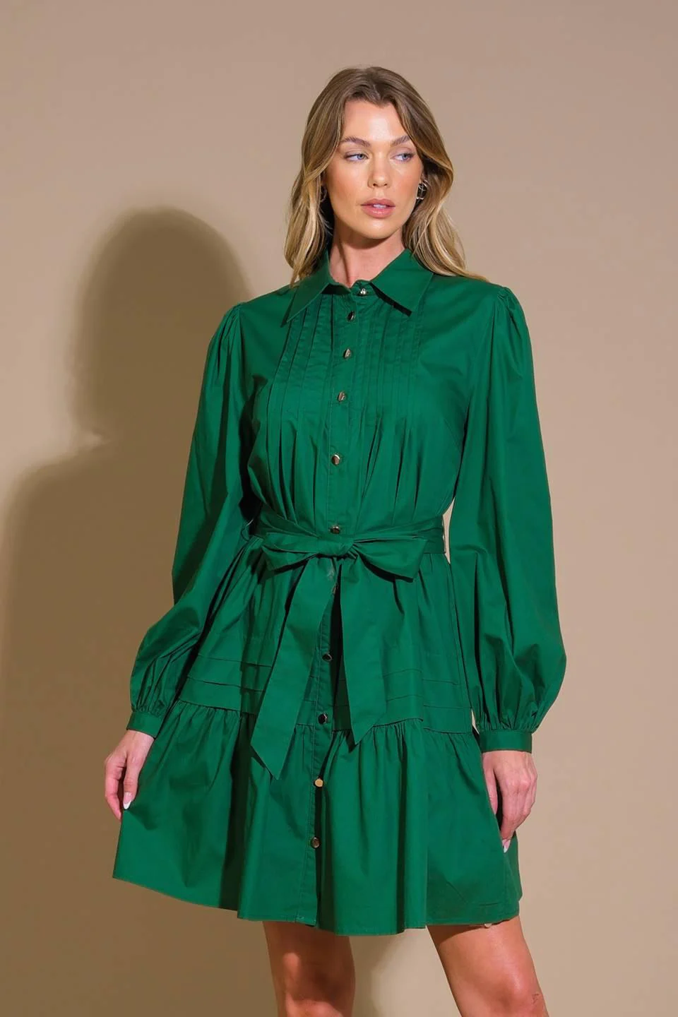 Aesthetic Pose Woven Mini Dress - Image 4
