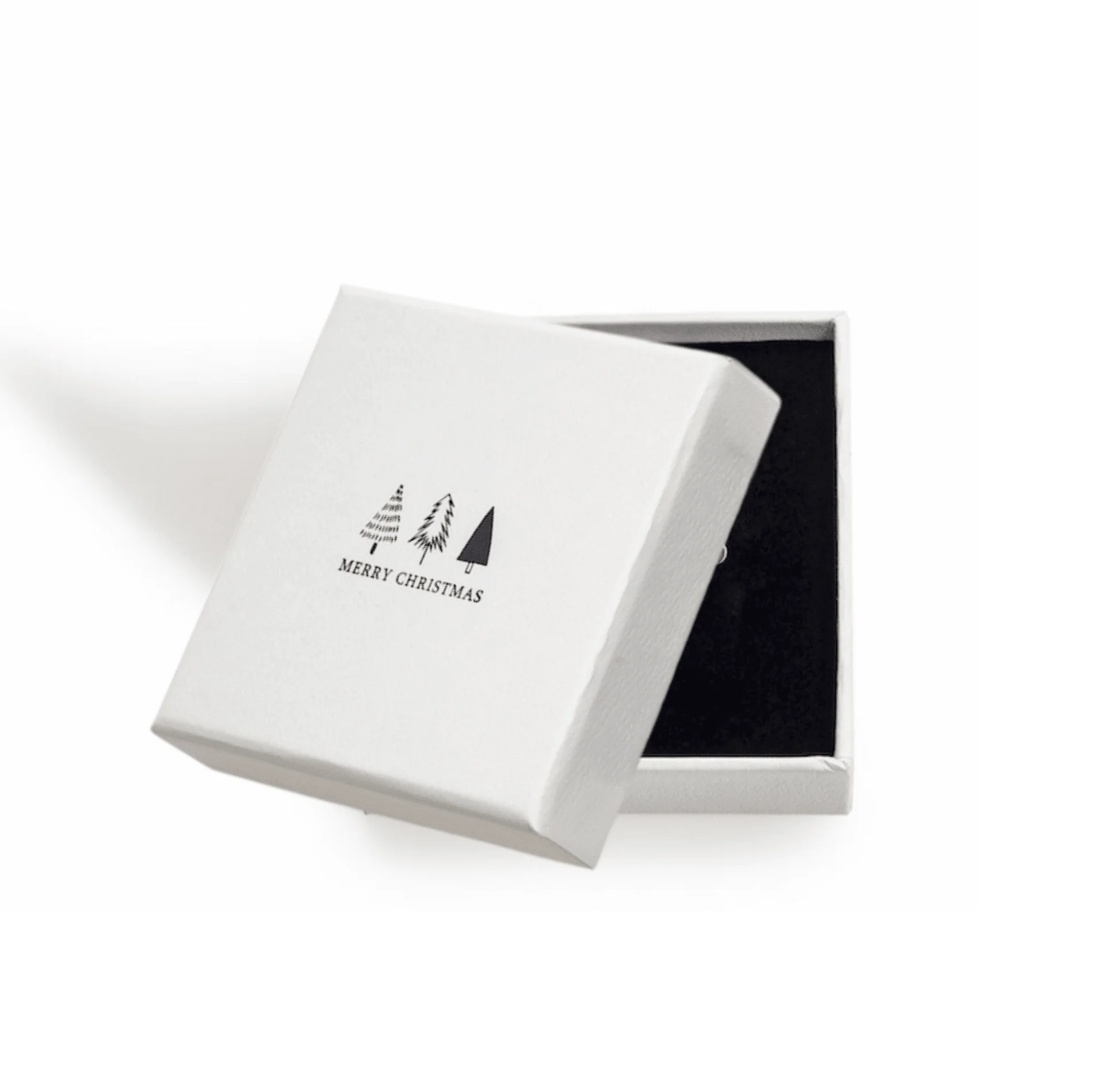 Ag Sterling Dual Baguette Cubic Zirconia Stud Earrings in Holiday Box - Image 3