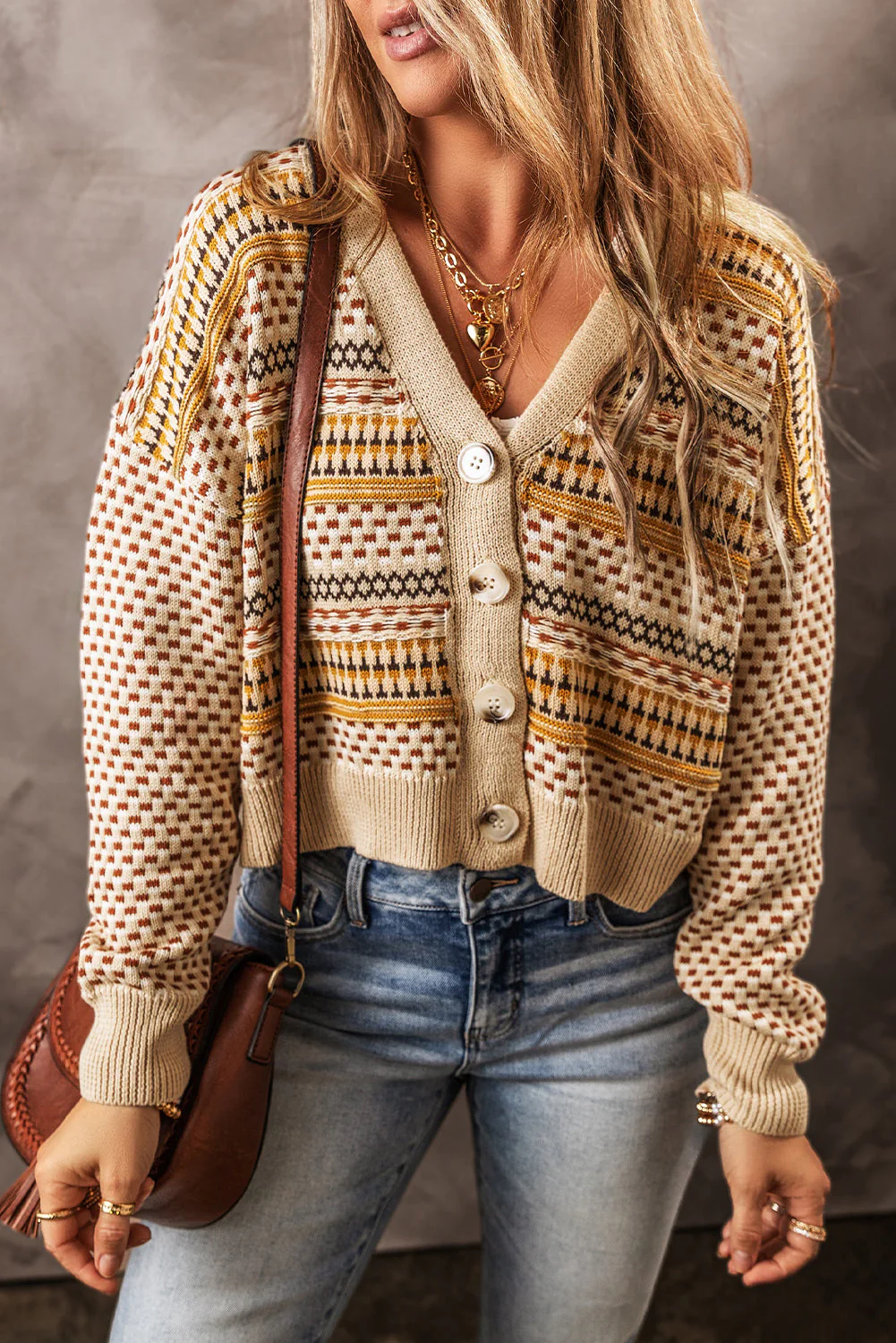 Threaded Pear Ailani Cropped Cardigan - Image 4