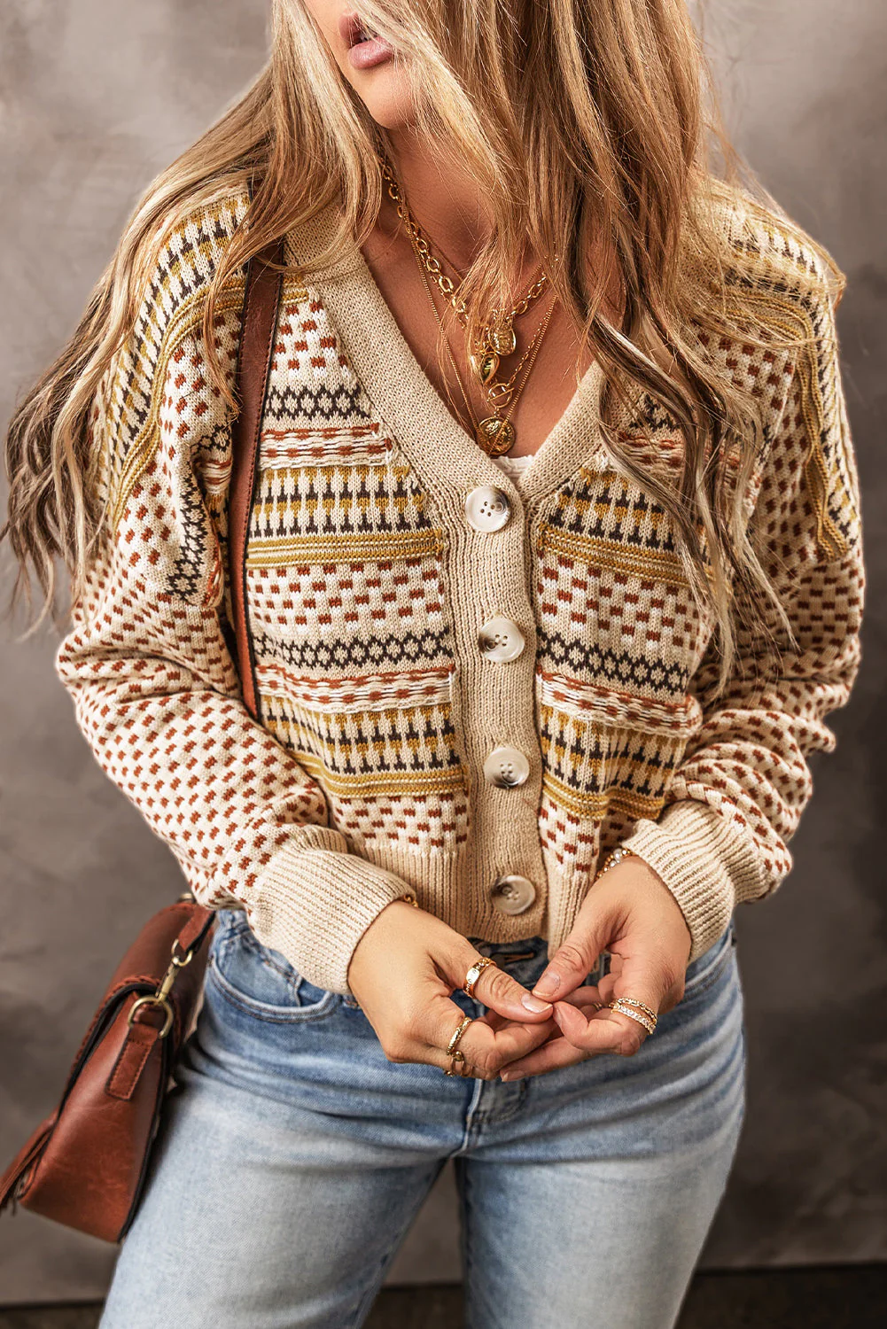 Threaded Pear Ailani Cropped Cardigan - Image 5