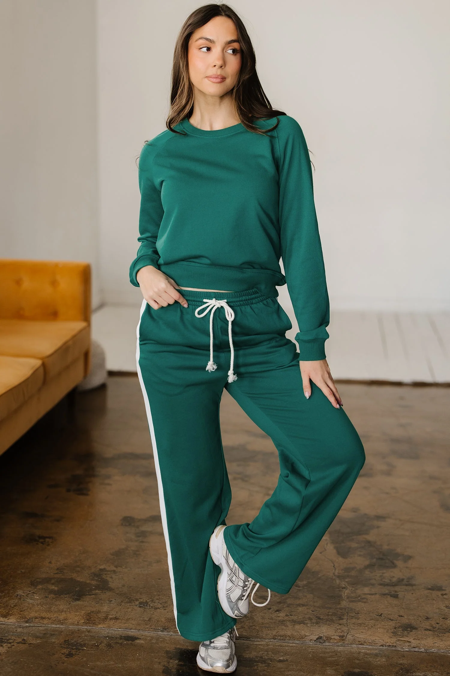 Threaded Pear Aileen Solid Color Pullover Top - Image 4