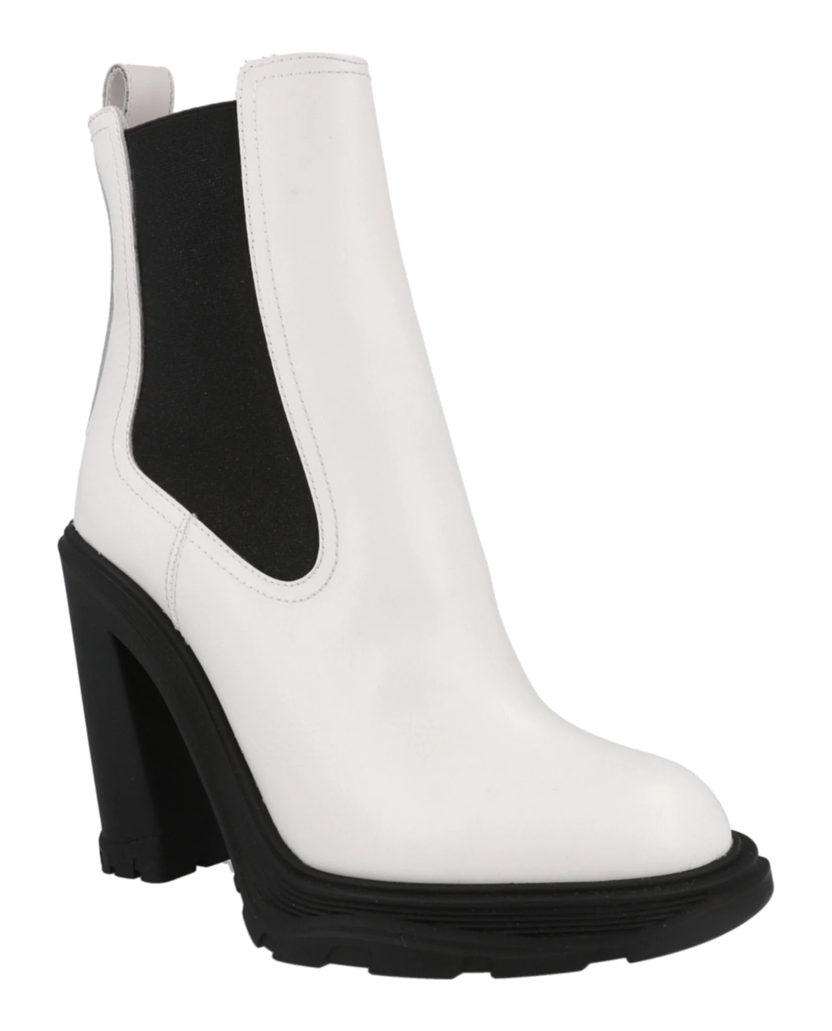 Alexander McQueen Women's Leather Heeled Chelsea Boots - Image 2