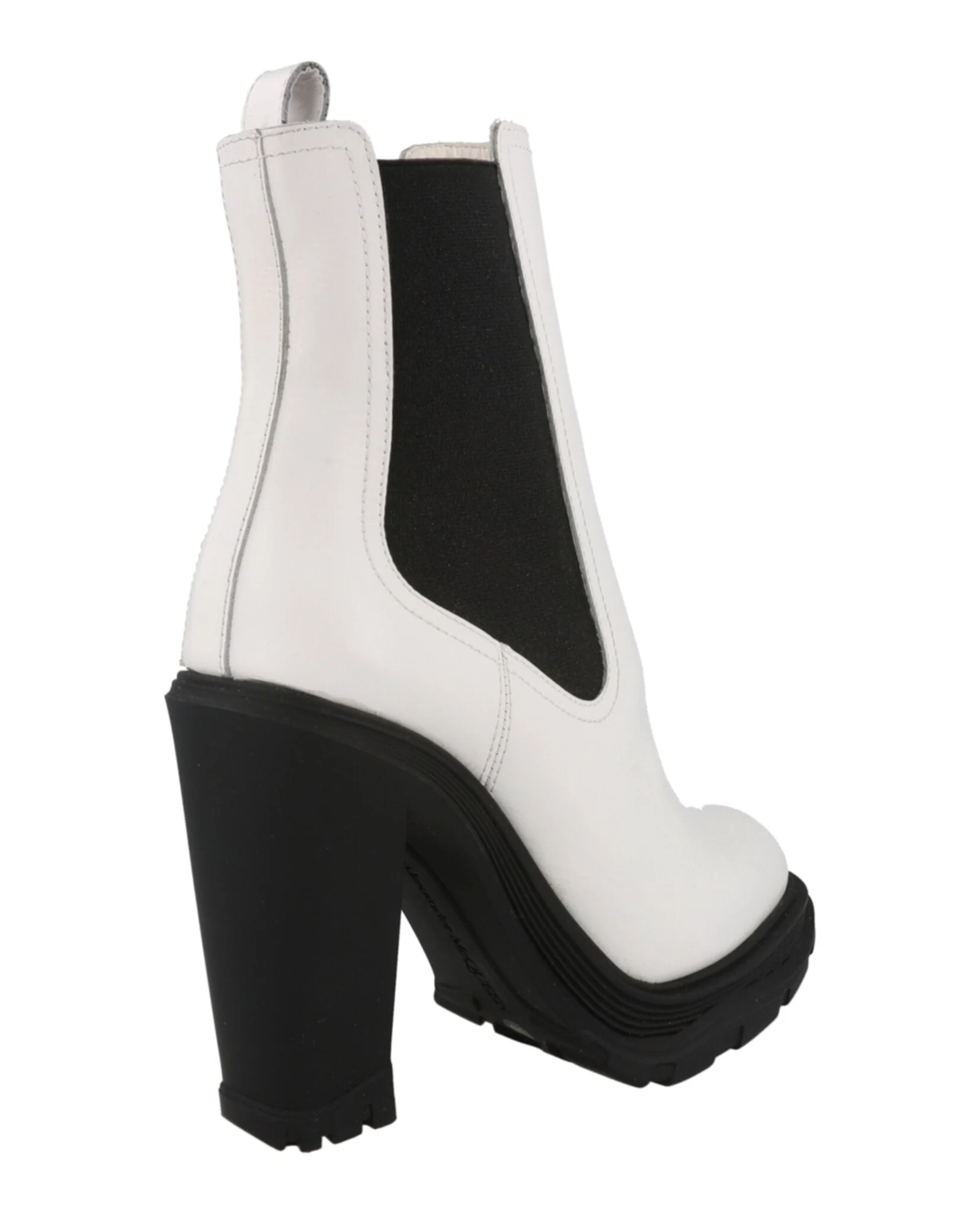 Alexander McQueen Women's Leather Heeled Chelsea Boots - Image 3
