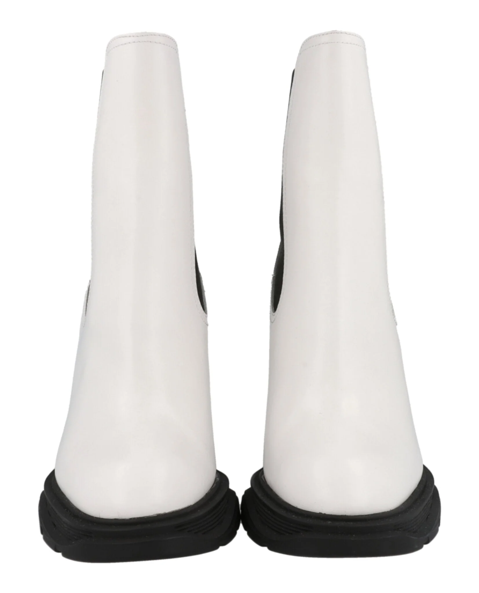 Alexander McQueen Women's Leather Heeled Chelsea Boots - Image 5