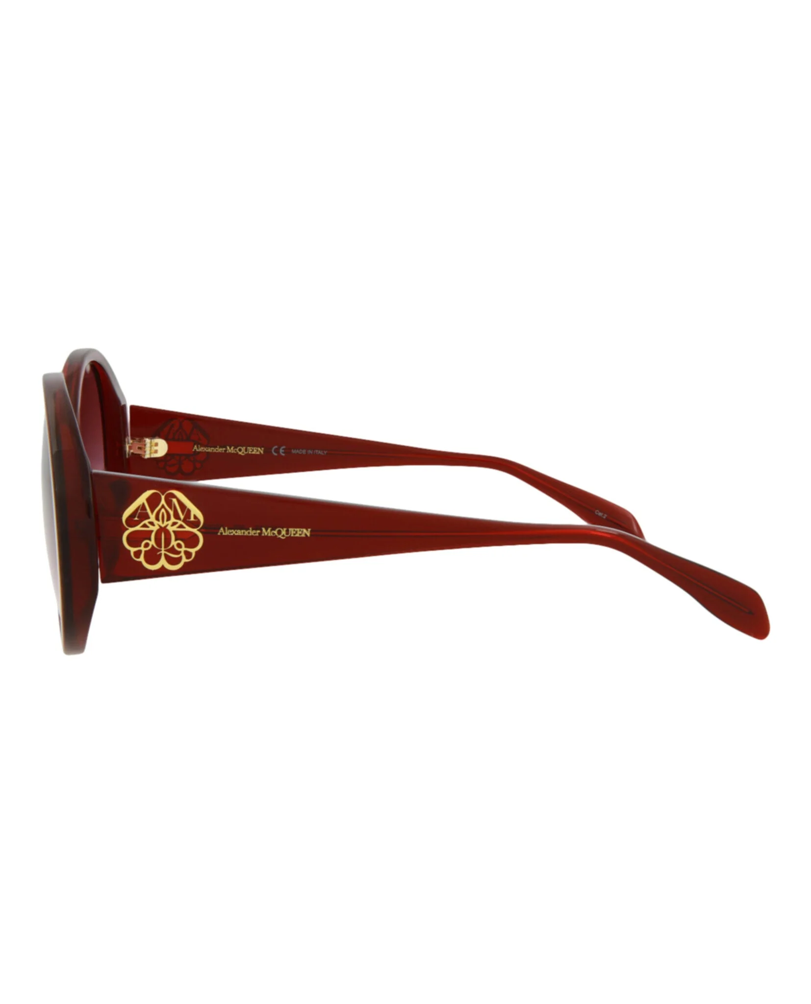 Alexander McQueen Women's Round-Frame Acetate Sunglasses - Image 3