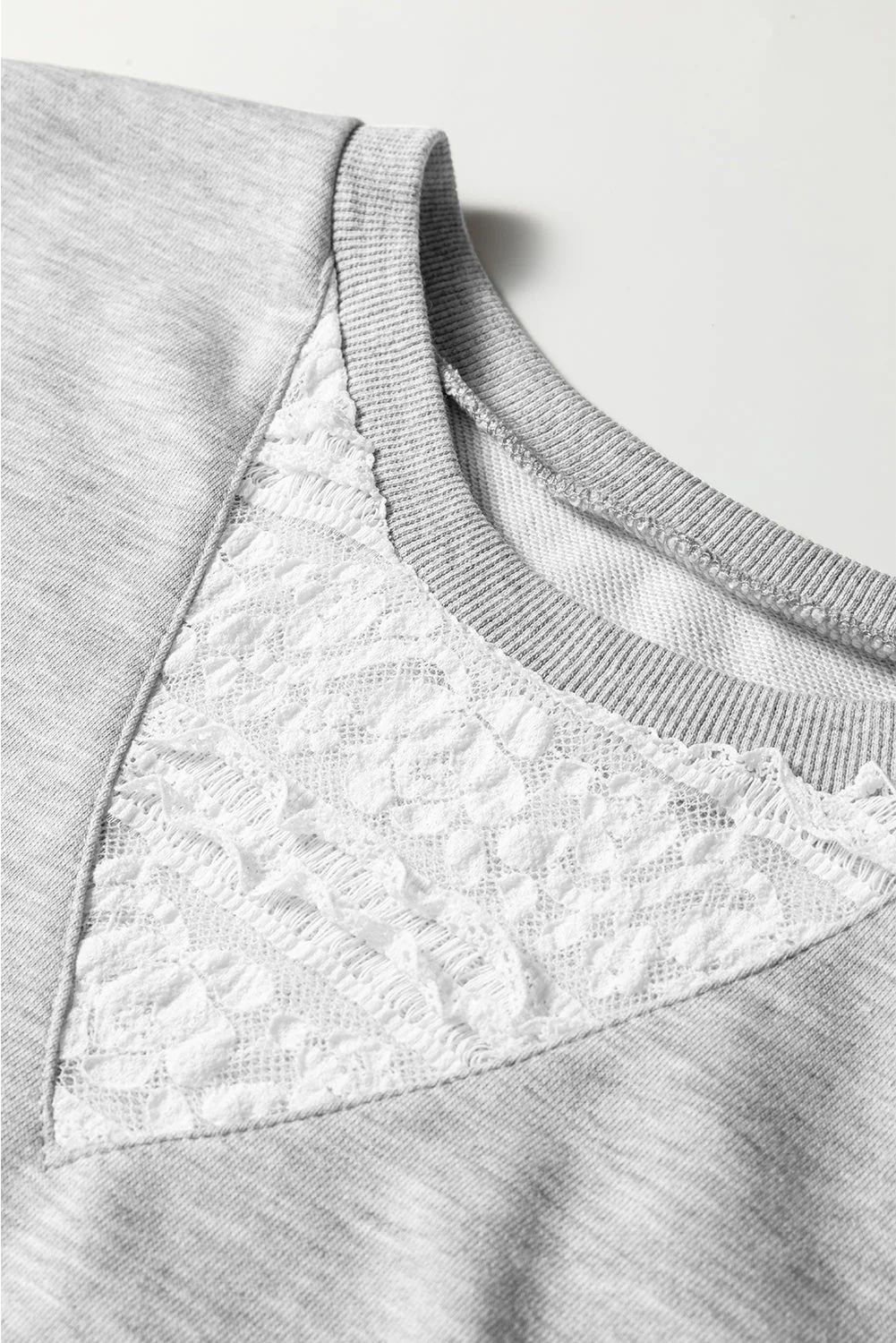 Threaded Pear Amelia Patchwork Drop Shoulder Pullover - Image 5