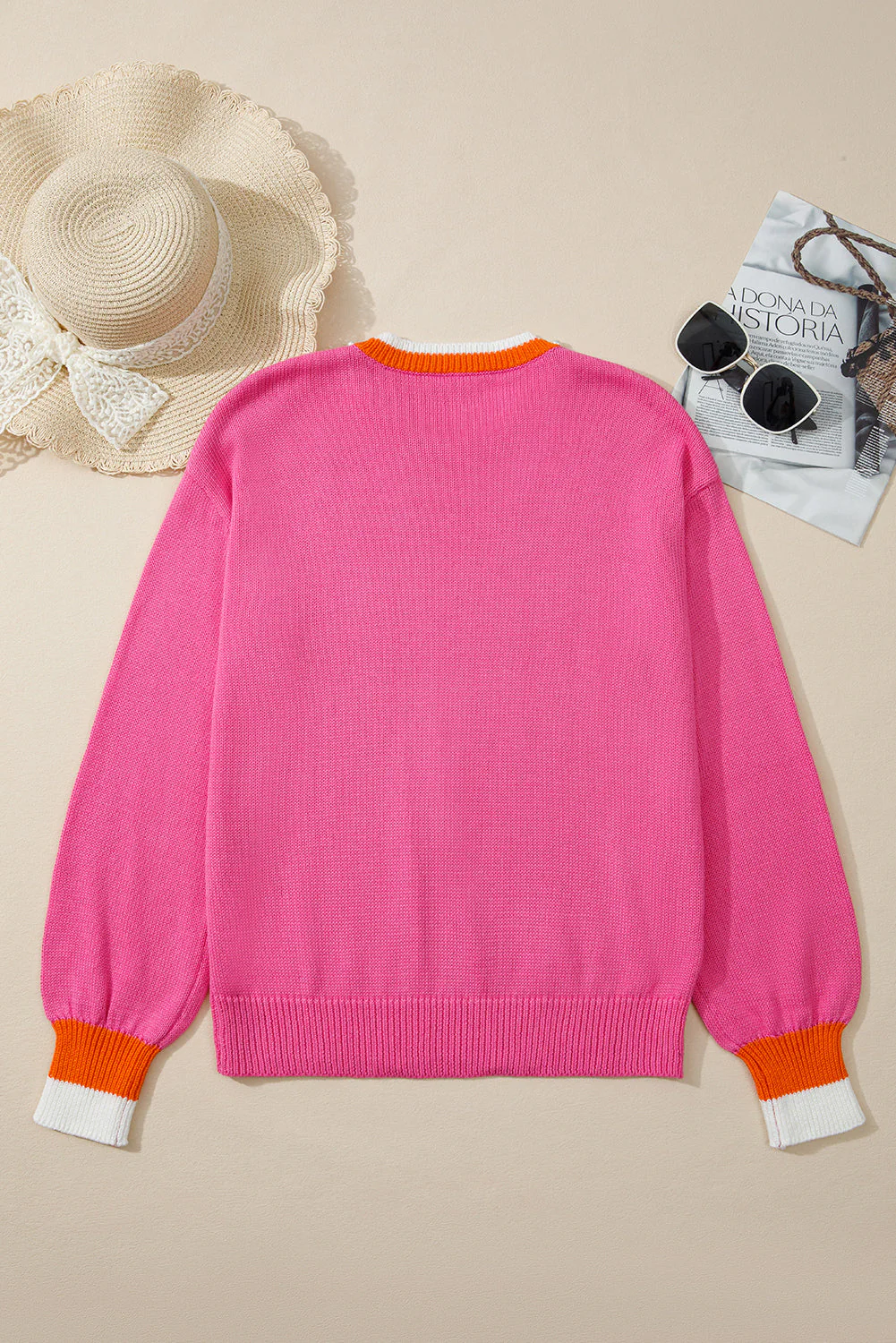 Threaded Pear Anahi Drop Shoulder Knit Sweater - Image 2
