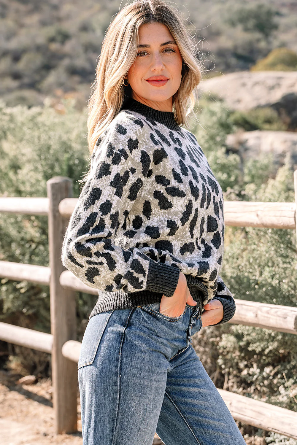 Threaded Pear Anaissa Drop Shoulder Baggy Sweater - Image 3
