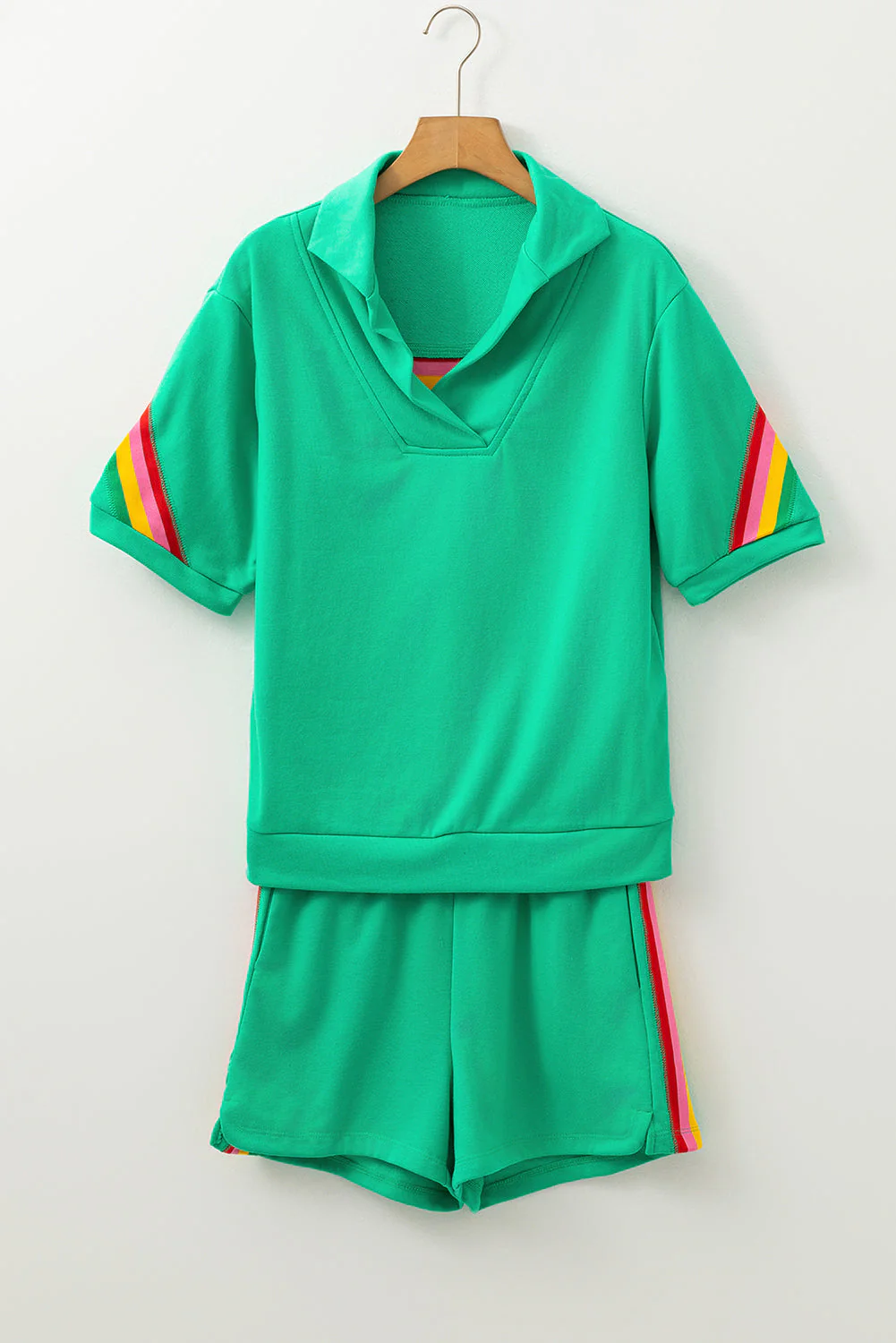 Threaded Pear Anaya Collared Short Sleeve Top - Image 3