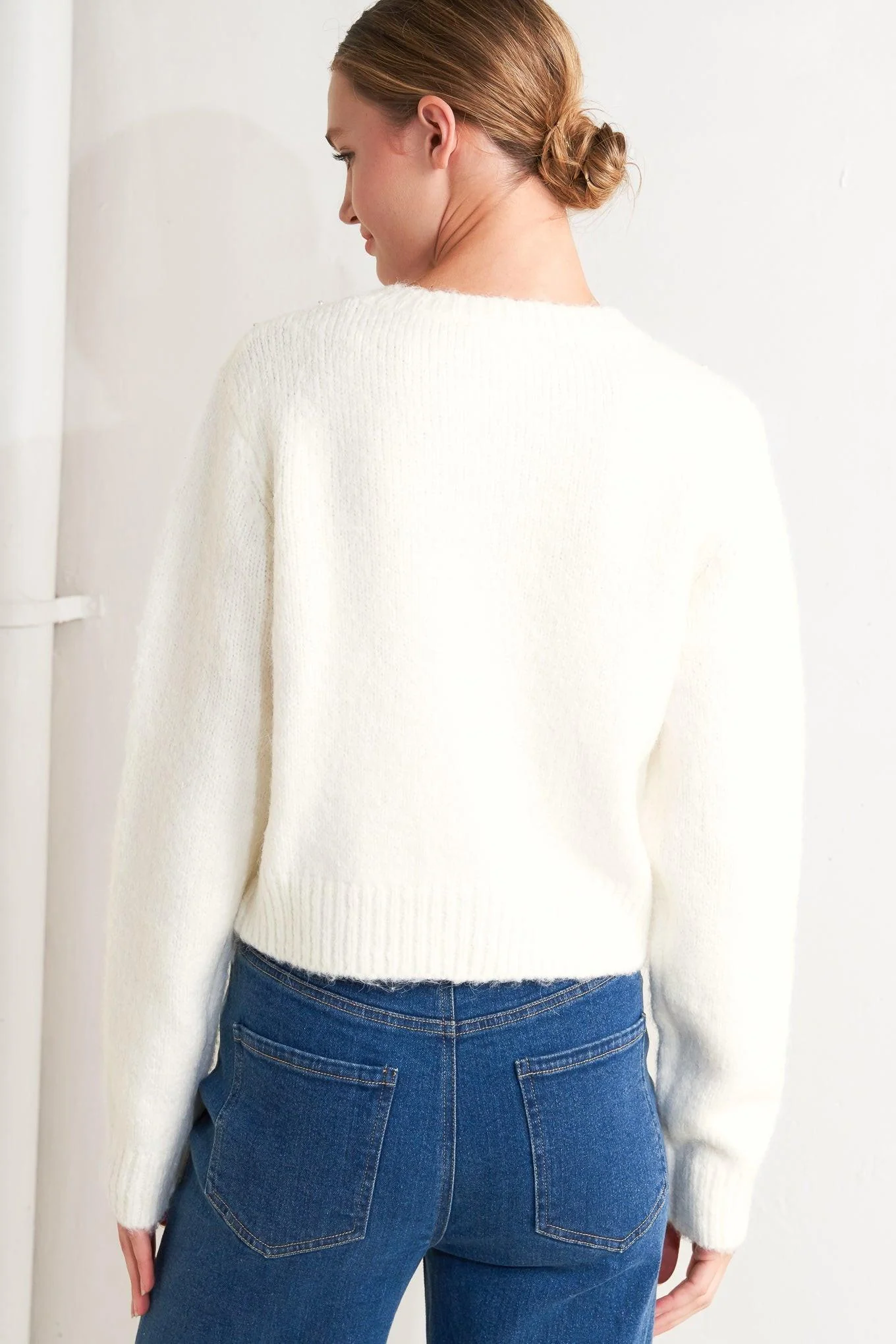Angel Touch Sweater Knit Cardigan - Image 4