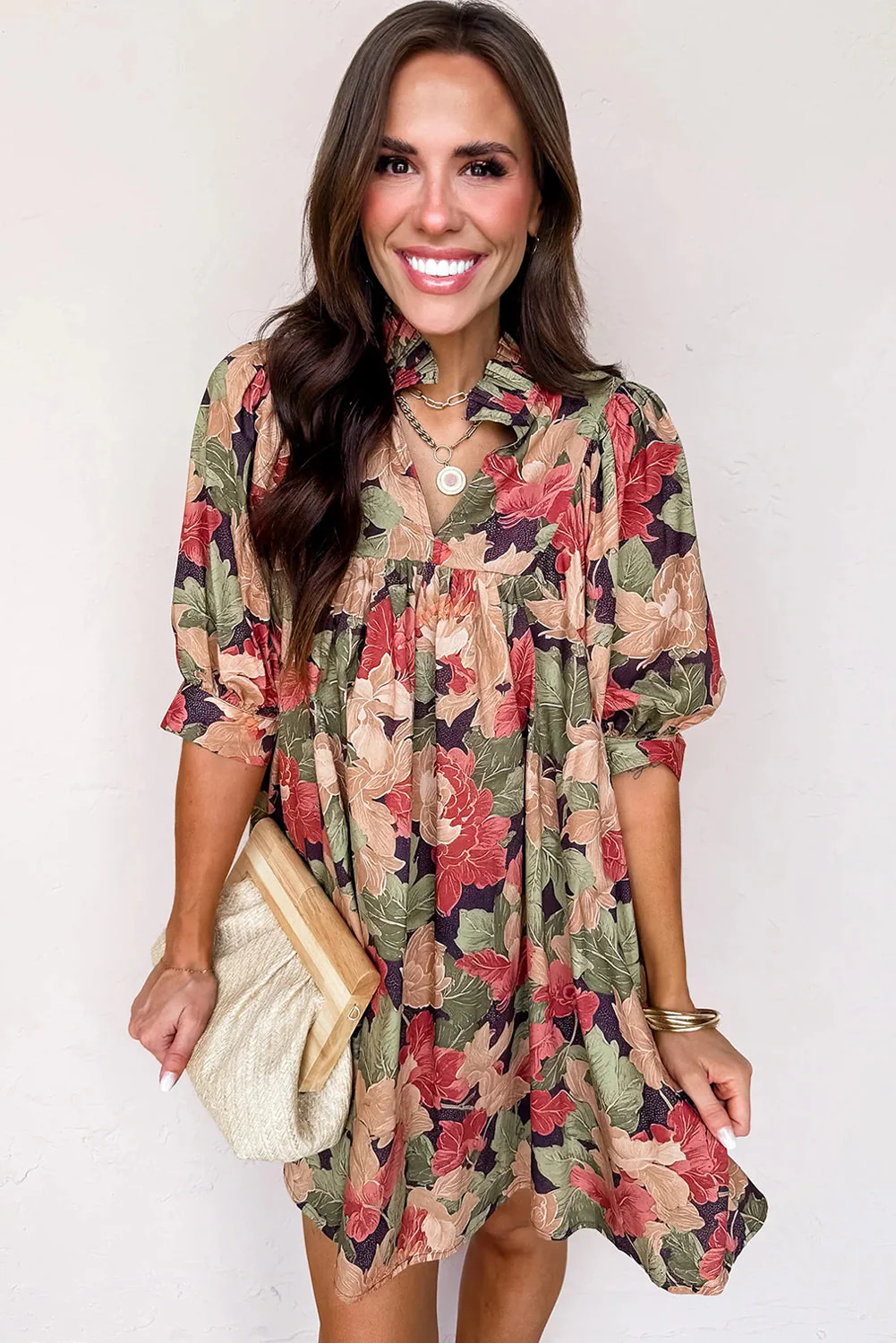 Threaded Pear Annika Half Sleeve Mini Dress - Image 12