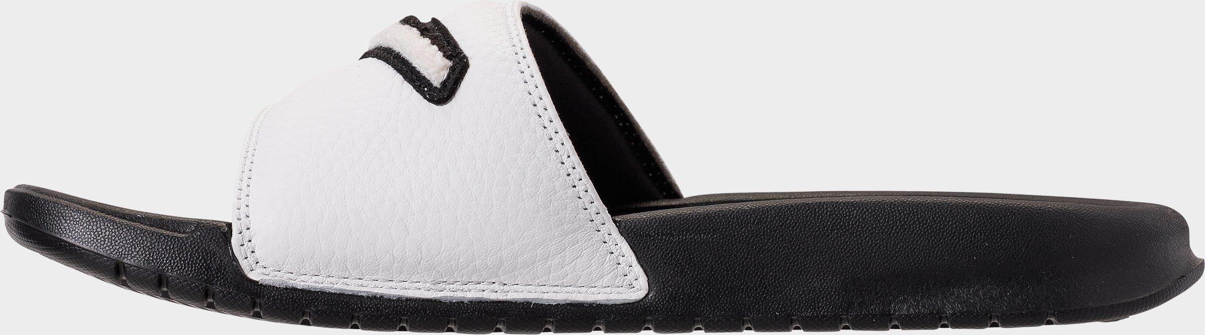 Nike Men's Benassi Jdi Chenille 'Black Summit White' - AO2805-001 - Image 4