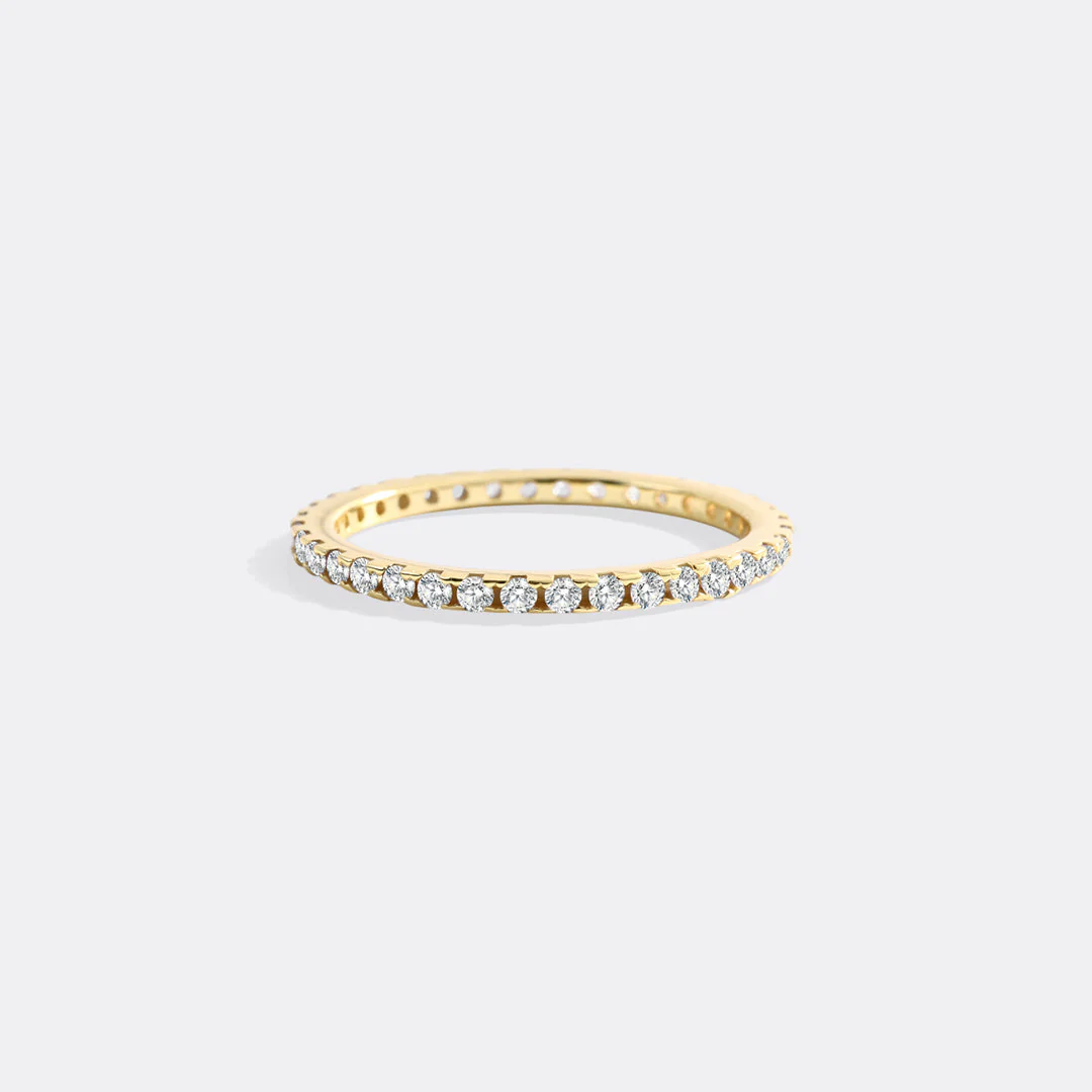 Mint & Lily April Birthstone Eternity Stacking Ring - Image 30