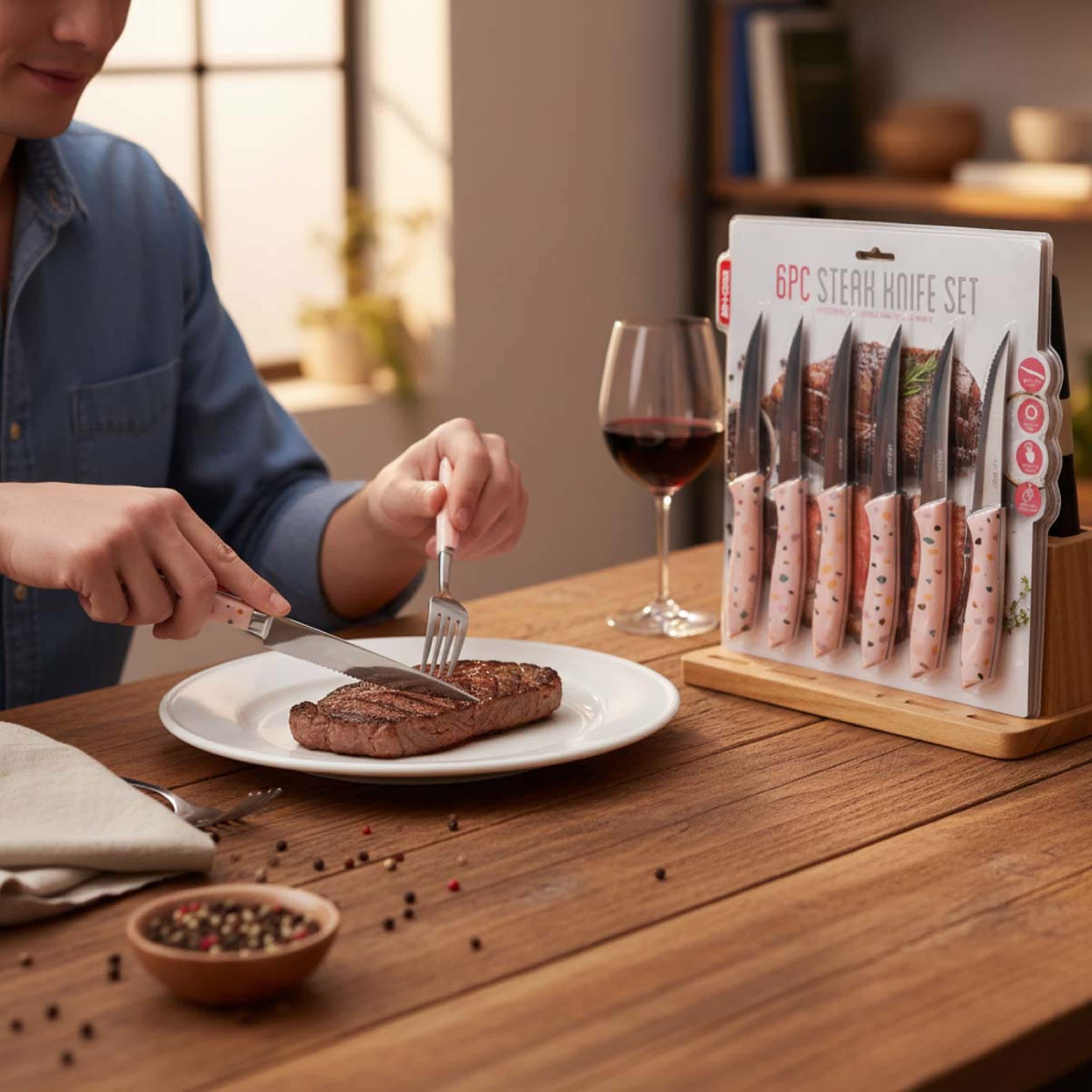 Art+Cook 6PC Steak Knife Set - Image 2