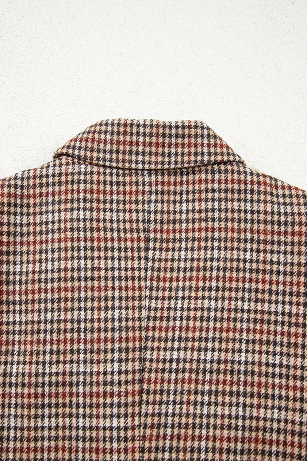 Threaded Pear Aria Houndstooth Lapel Collar Blazer - Image 7