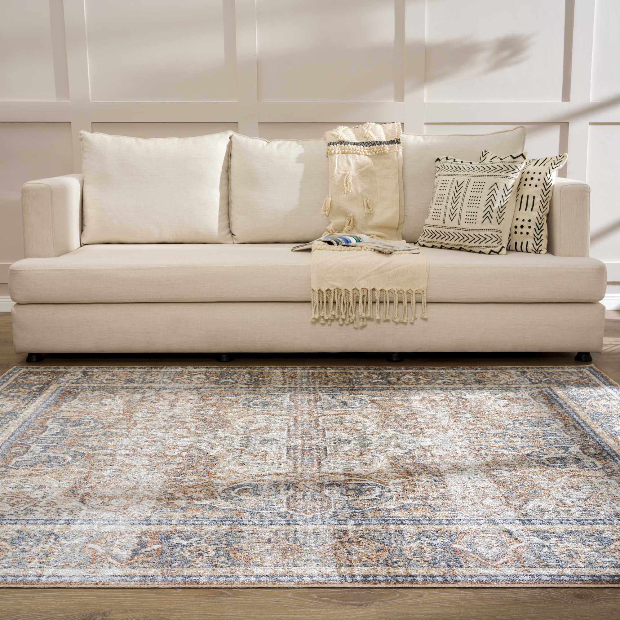 Arias Blue Boutique Washable Rug - Clearance - Image 3