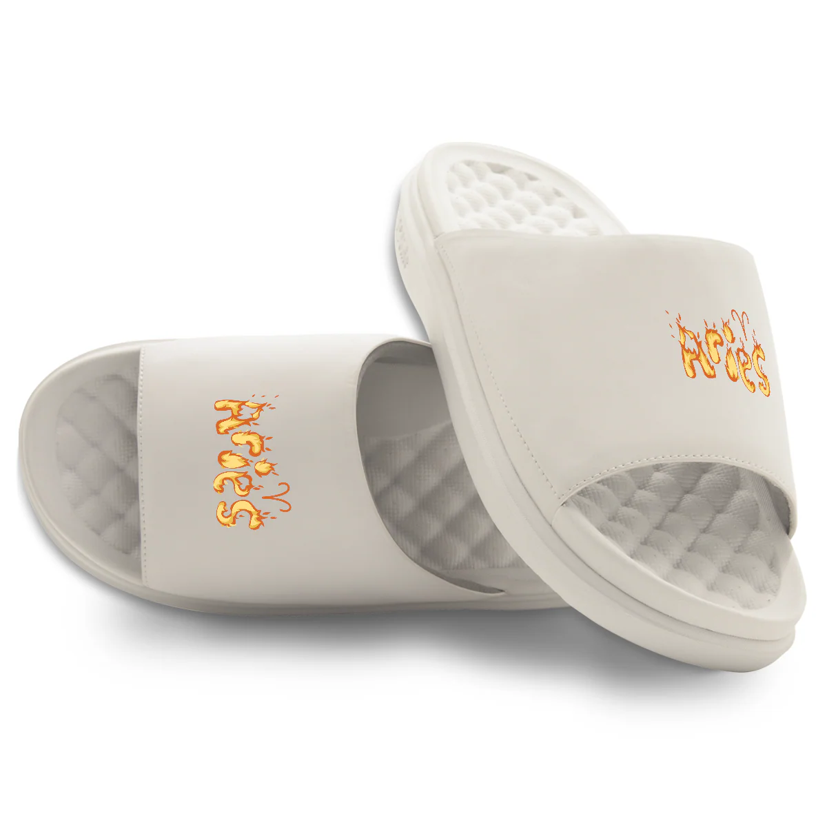 Aries Zodiac Elements Motive Slide Sandals - Image 3