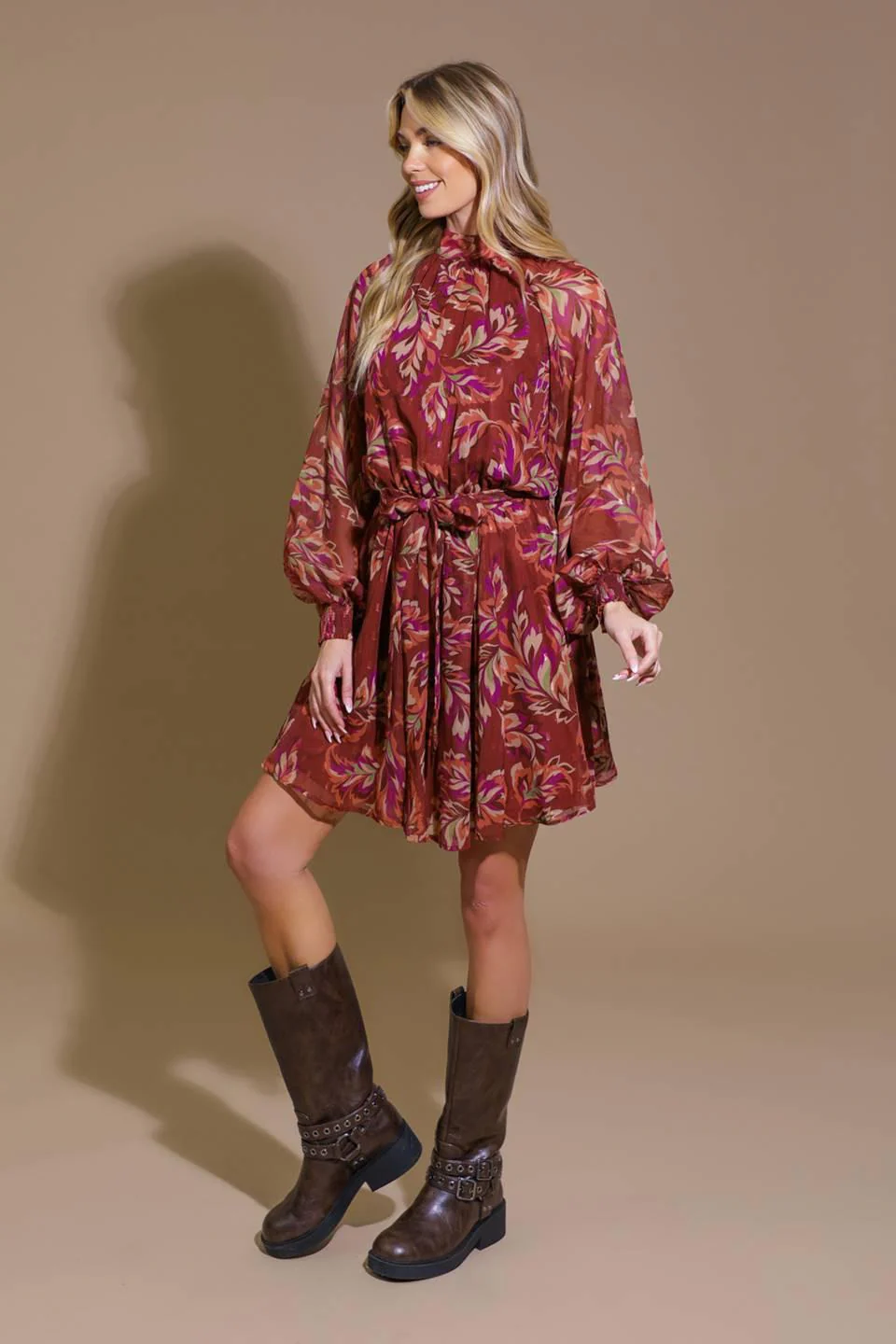 Artistic Essence Woven Mini Dress - Image 6