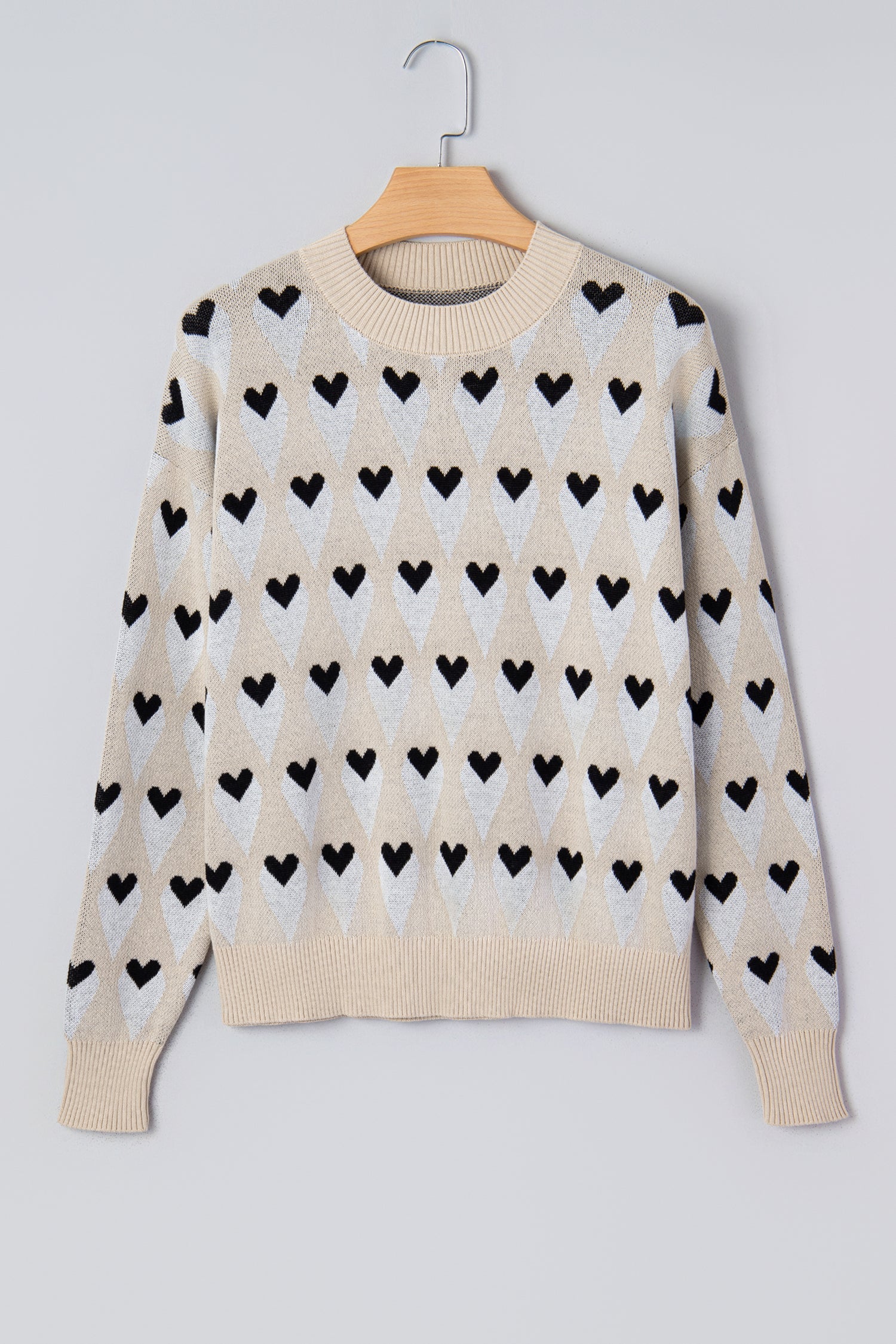 Threaded Pear Aspyn Ribbed Trim Loose Sweater - Image 12