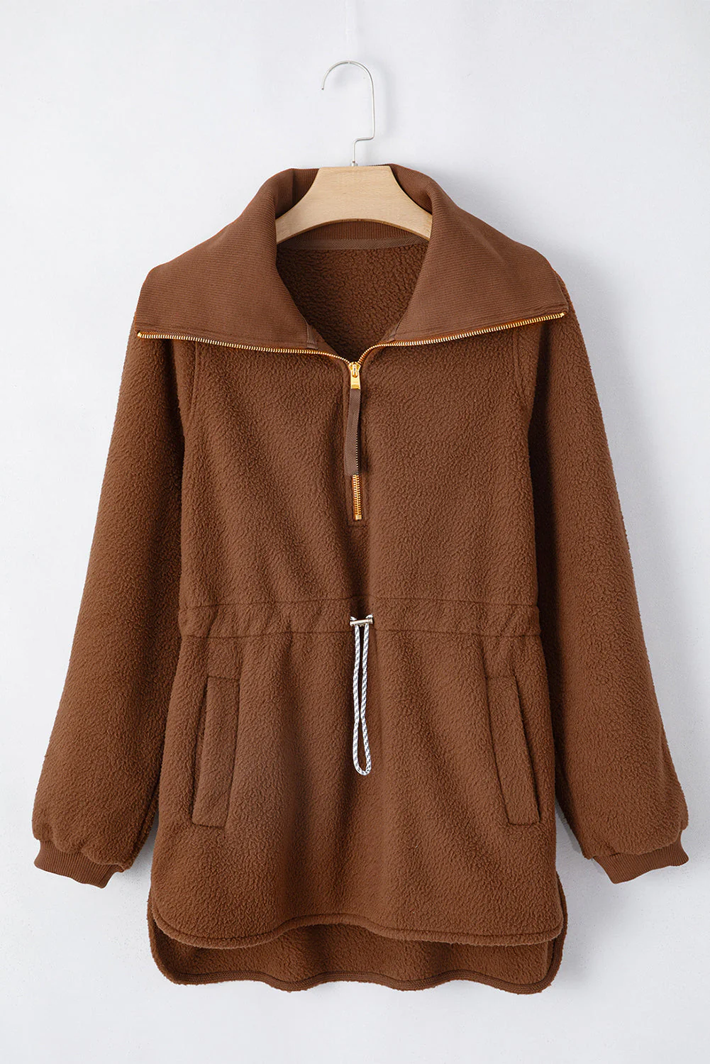Threaded Pear Audrey Half Zip Fleece Pullover - Image 4