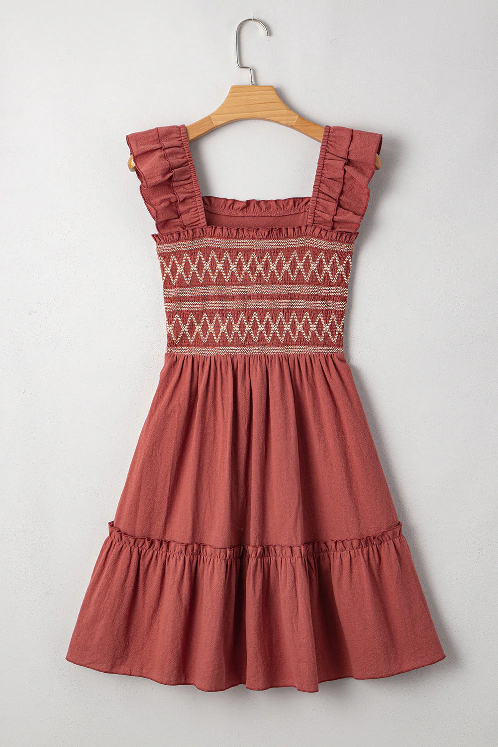 Threaded Pear Aurelia Trim Sleeveless Mini Dress - Image 12