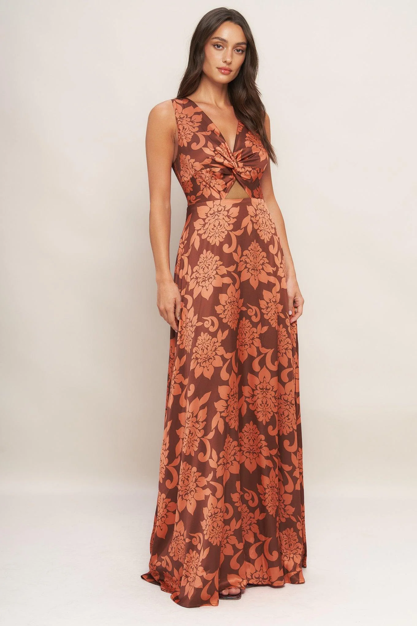 Aurora Fleur Woven Maxi Dress - Image 4