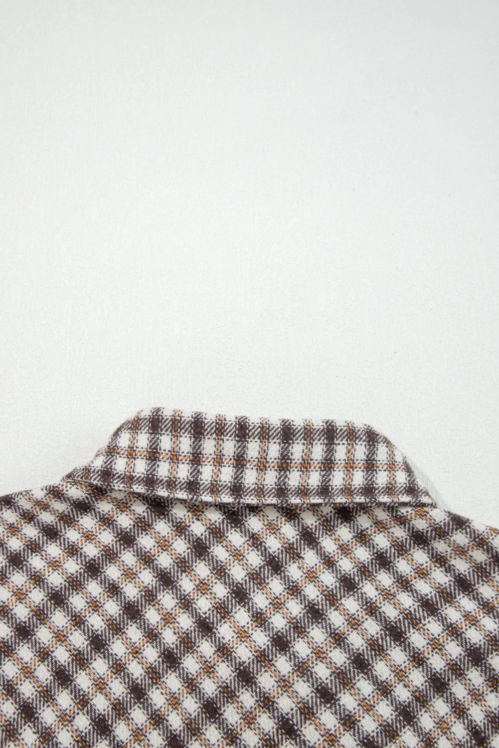 Threaded Pear Ava Flap Patchwork Plaid Shacket - Image 13